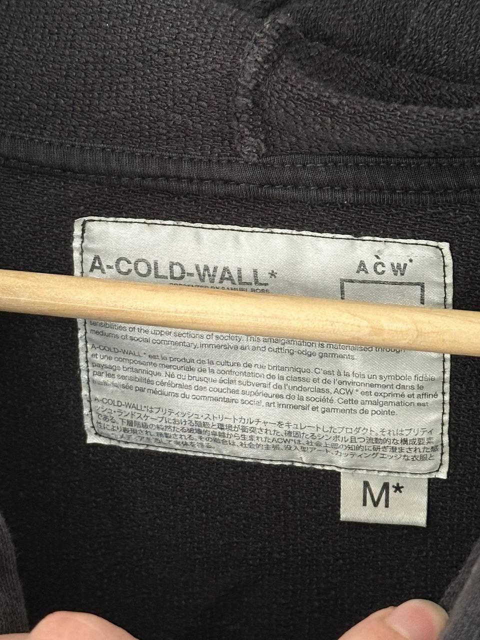A-COLD-WALL* Vintage A COLD WALL Faded Oversized Hoodie Size US M / EU 48-50 / 2 - 5 Thumbnail