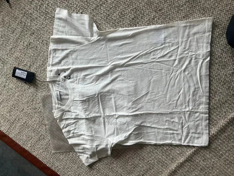 Saint Laurent Paris Saint Laurent Hedi Slimane Vintage White T. Size US XL / EU 56 / 4 - 5 Thumbnail