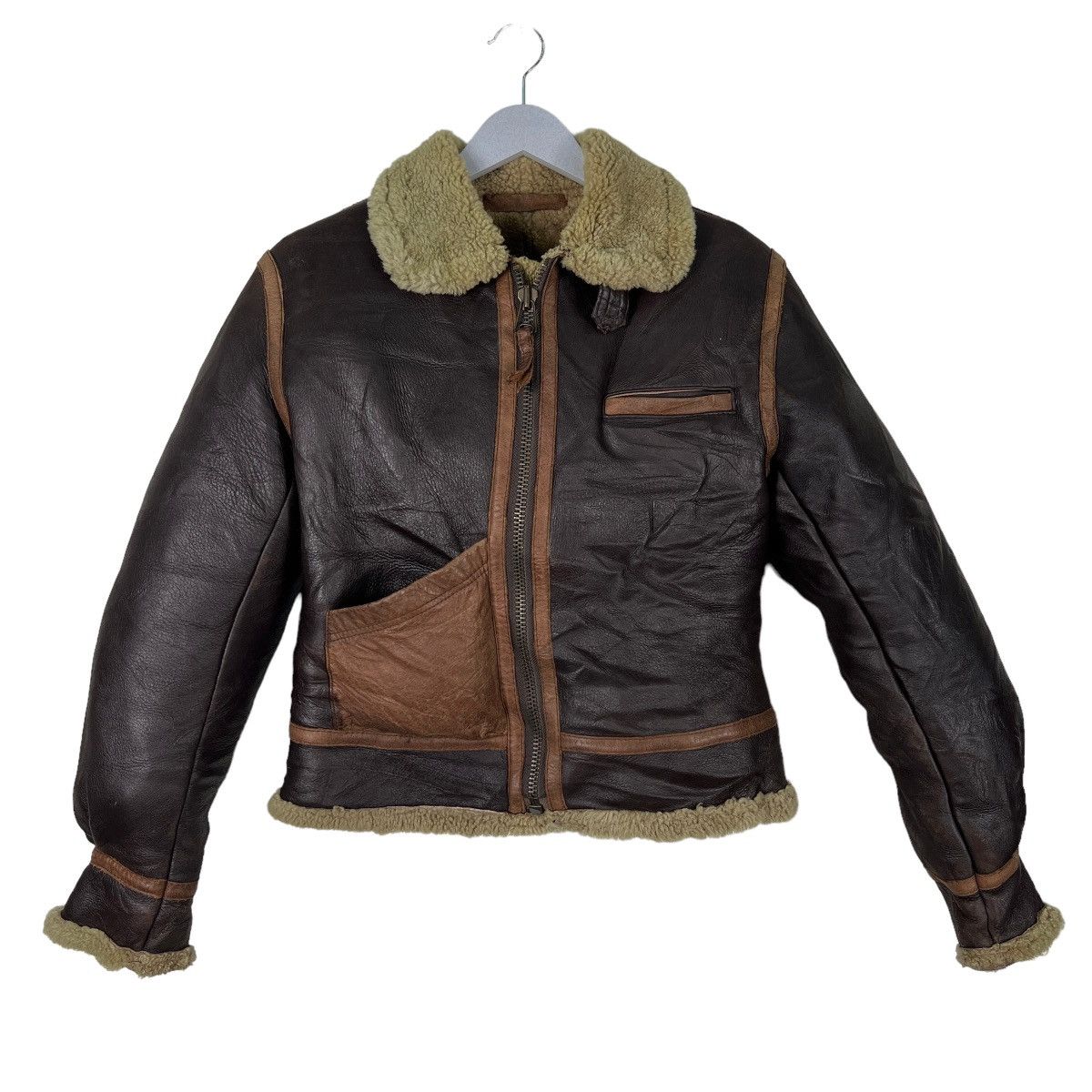 45rpm 🔥 ARCHIVES 45rpm KIRO HIRATA CROP LEATHER SHEARLING JACKET Size US S / EU 44-46 / 1 - 4 Thumbnail