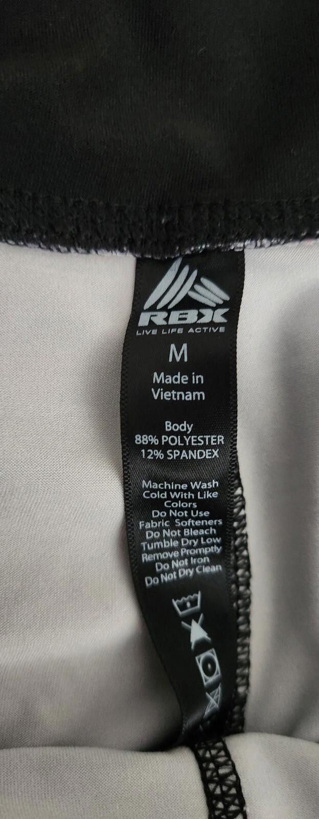 Designer RBX Legging women SIZE MEDIUM stretch work out Exercise yoga Size 32" / US 10 / IT 46 - 5 Thumbnail