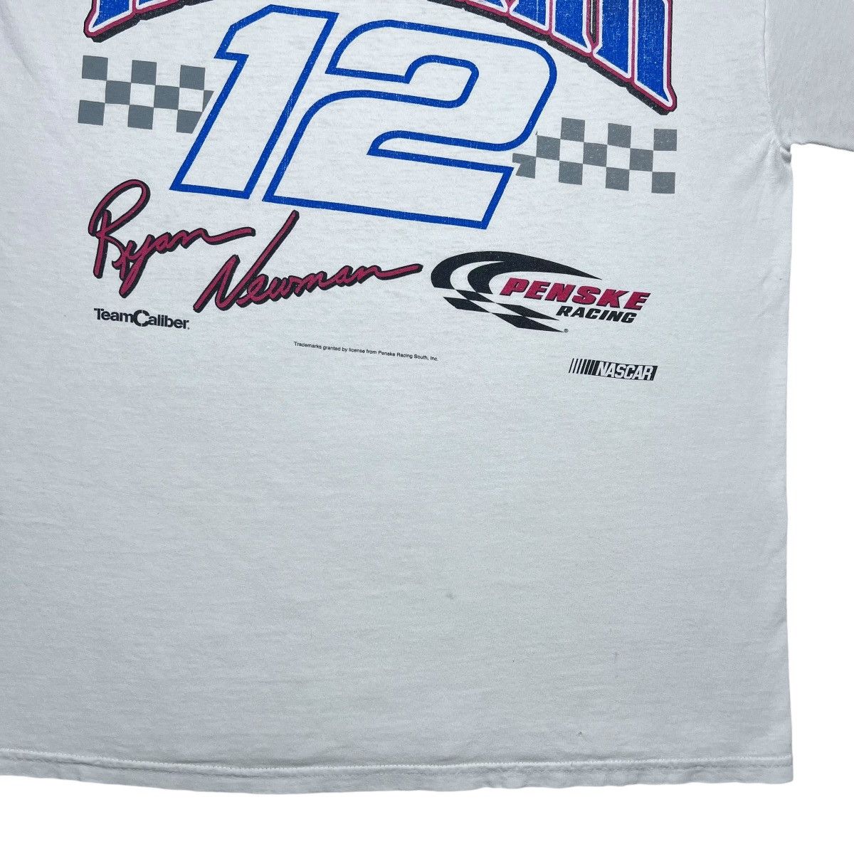 NASCAR Y2K Nascar Ryan Newman Dodge Mobil Double Sided Graphic Tee Size US XL / EU 56 / 4 - 13 Thumbnail