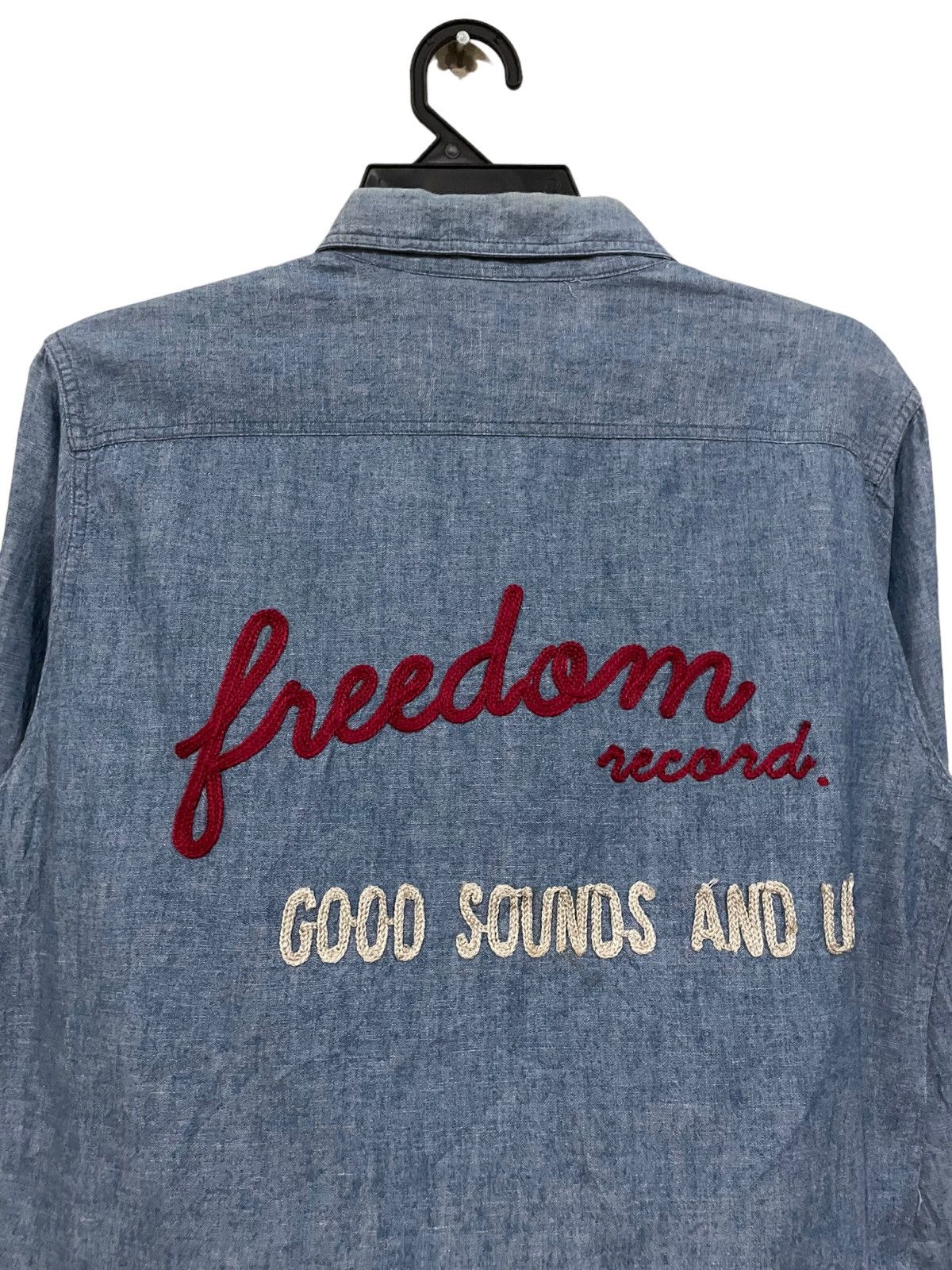 Hiroshi Fujiwara Inpatchys Kerri Japanese Brand Chambray Shirt Size US M / EU 48-50 / 2 - 9 Thumbnail