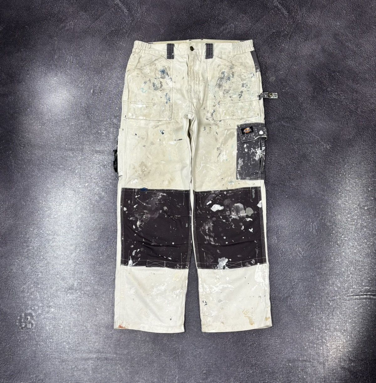 Dickies Vintage Dickies Double Knee Work Painted Baggy Cargo Pants Size US 36 / EU 52 - 1 Thumbnail