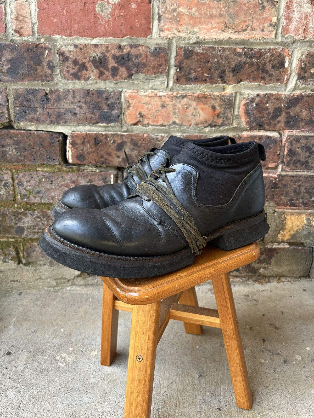 The Viridi-anne AW18 Guidi Leather Wrap Derbies Size US 9 / EU 42 - 1 Thumbnail