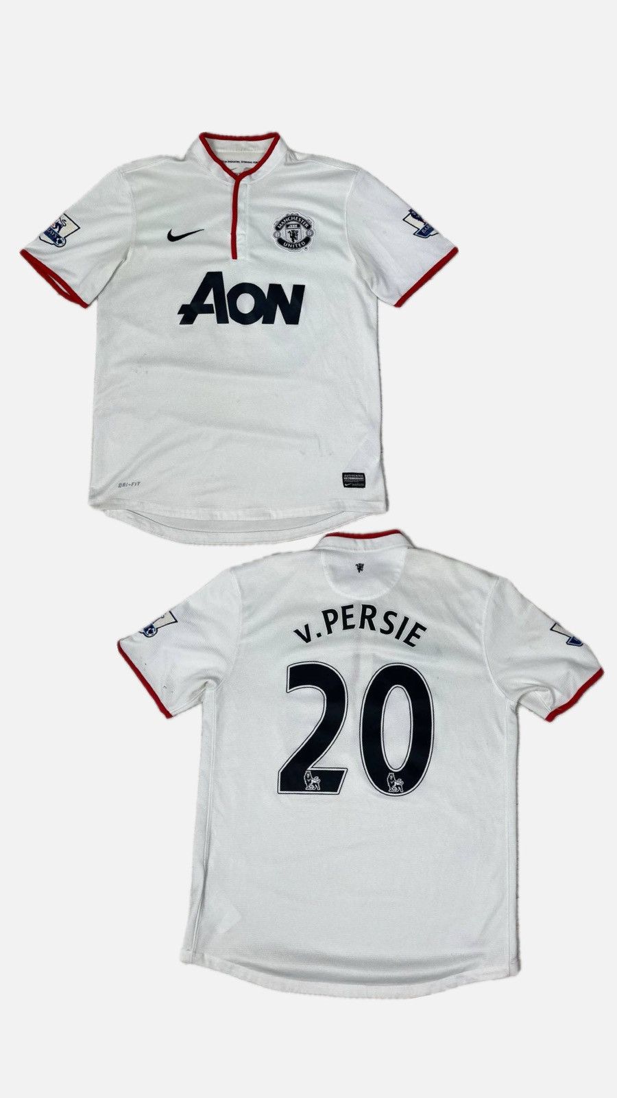 Nike Manchester United 2012 2014 Van Persie #20 Away Shirt Jersey Size US M / EU 48-50 / 2 - 1 Thumbnail