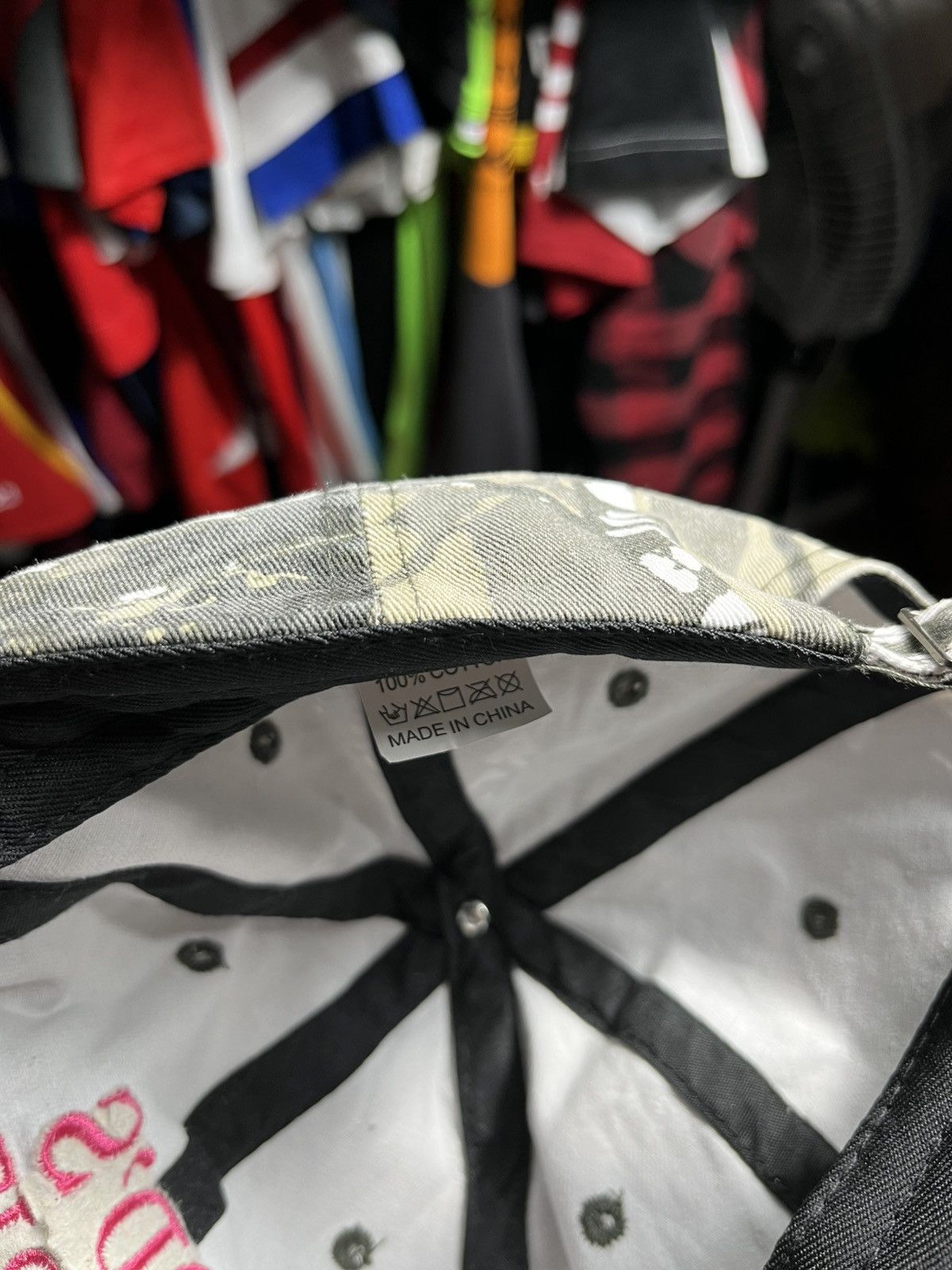 Vintage “GODS FAVORITE” CAMO BASEBALL CAP Size ONE SIZE - 6 Thumbnail