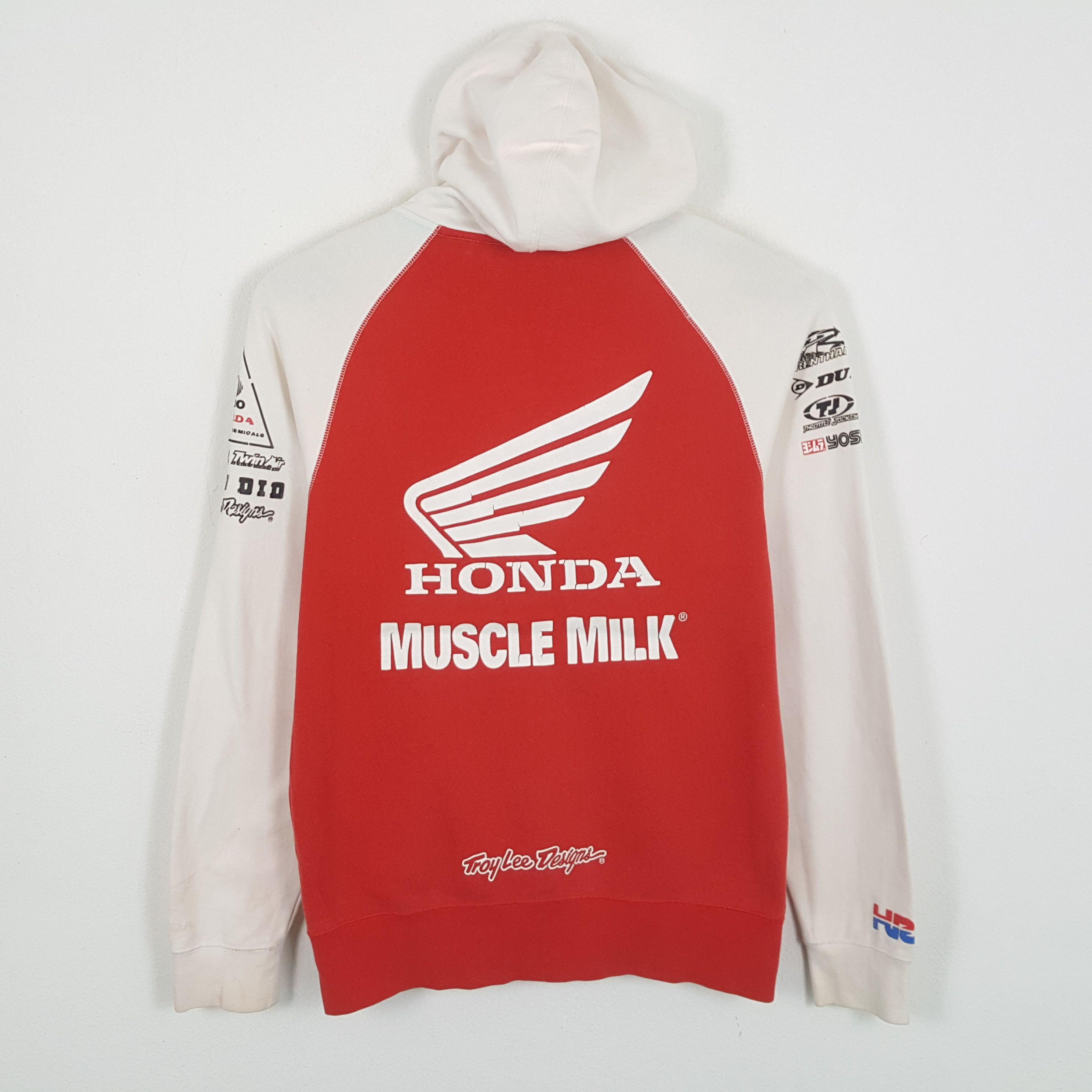 Honda × Vintage Vintage HONDA MUSCLE MILK Racing Team Hoodies Jacket Size US M / EU 48-50 / 2 - 1 Thumbnail