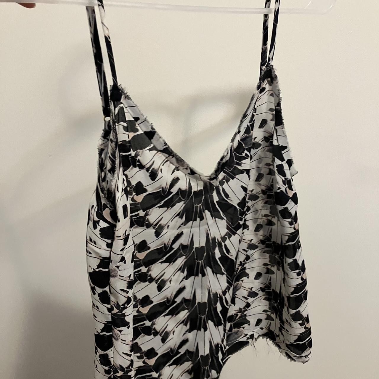LoveShackFancy LoveShackFancy XS feather print silk camilsole Size XS / US 0-2 / IT 36-38 - 2 Thumbnail