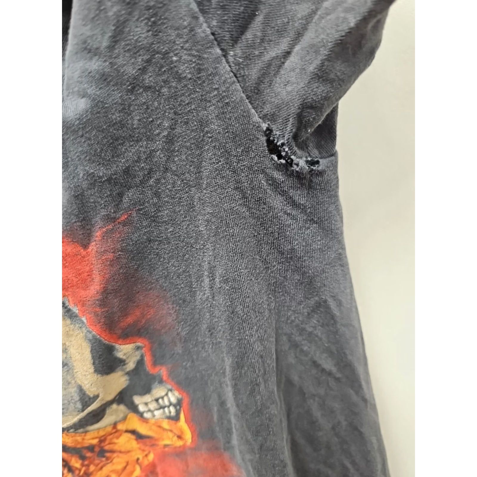 Vintage VINTAGE Pantera Cowboys From Hell tee Large band 90s Rock Concert Mens T-Shirt Black Cotton 2000s Double-Sided Hanes Regular Size US 33 - 7 Thumbnail