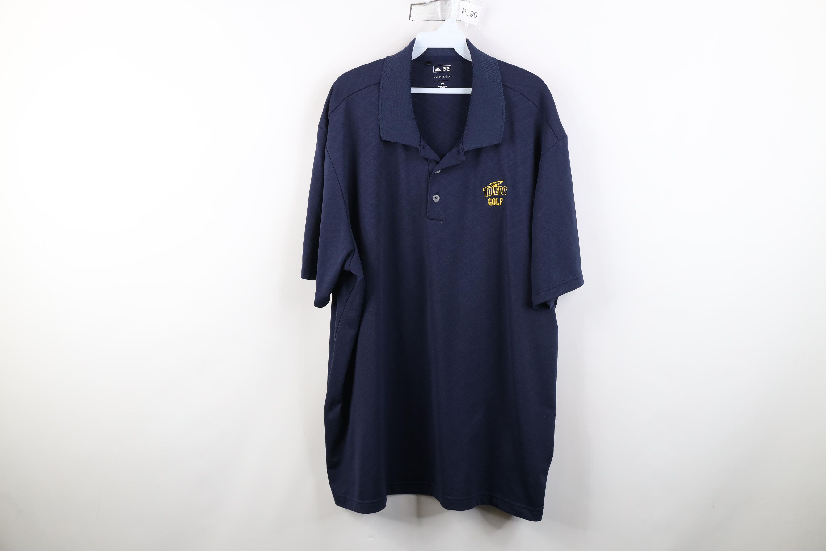 Adidas Adidas Issued University of Toledo Golf Polo Shirt Navy Blue Size US XXL / EU 58 / 5 - 1 Thumbnail