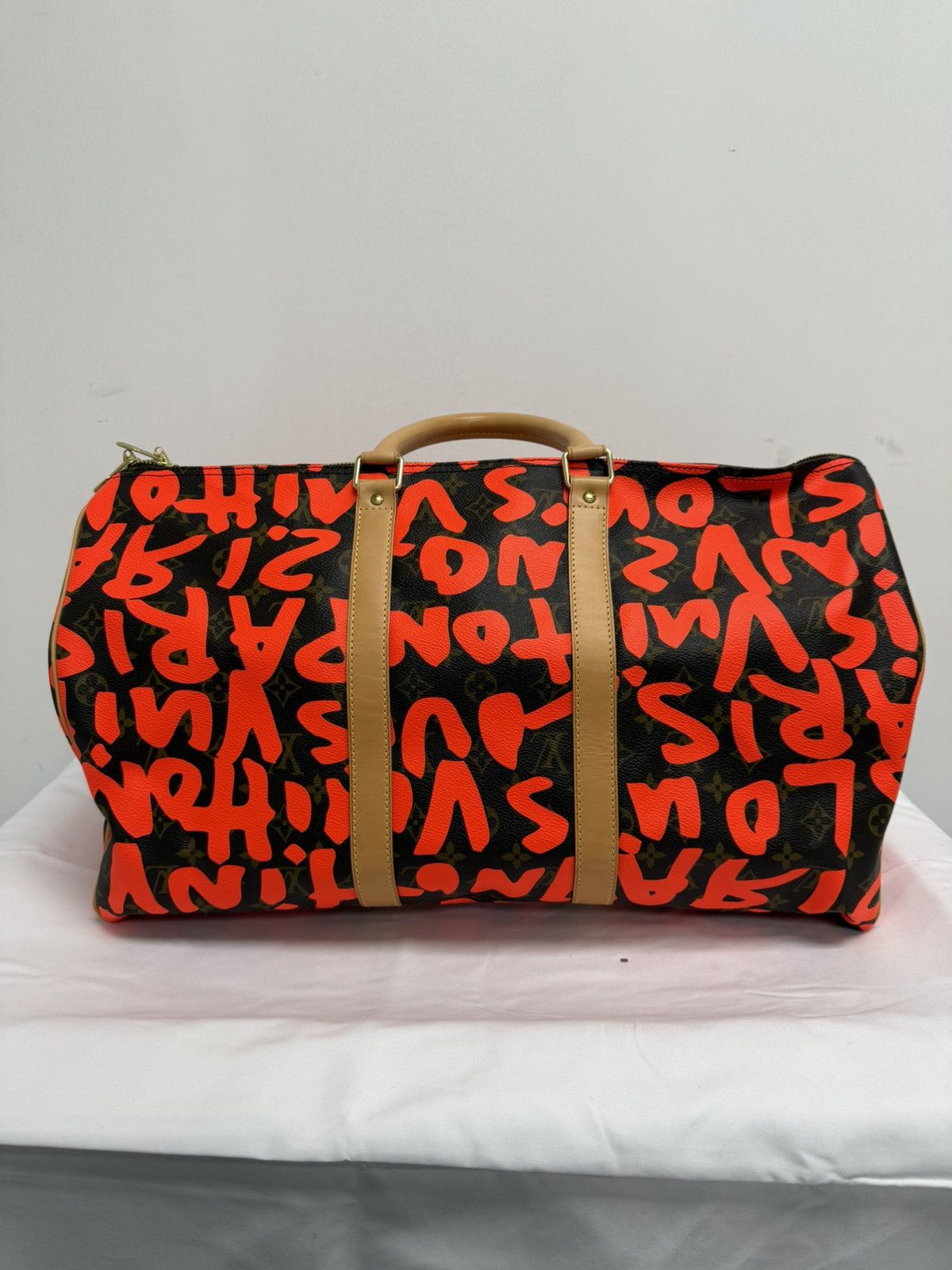 Louis Vuitton × Stephen Sprouse Louis Vuitton Stephen Sprouse Orange Graffiti Keepall 50 Size ONE SIZE - 6 Thumbnail