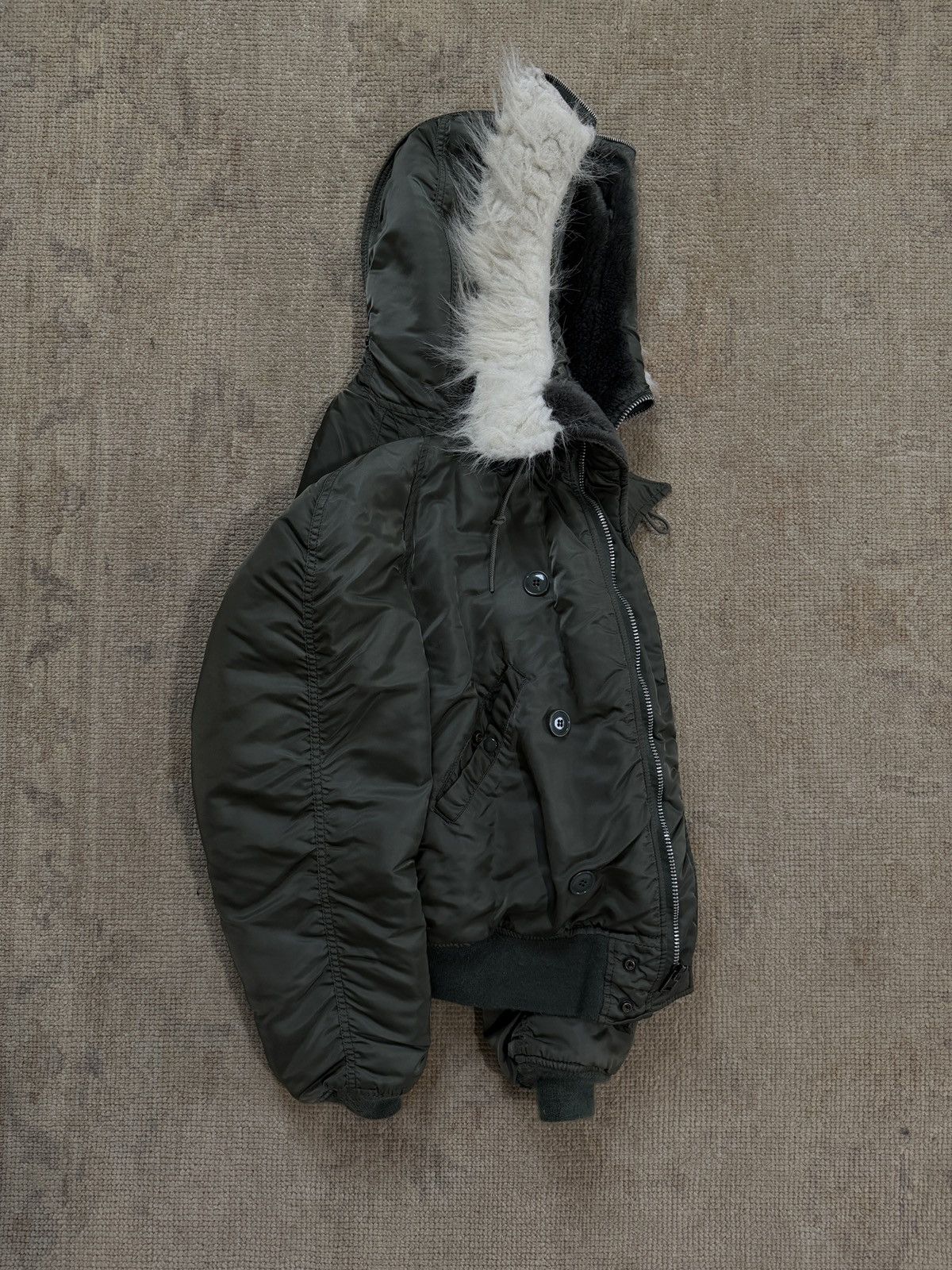 Vintage USA Military 70s Vintage N-2B Flying Man's Heavy Jacket Size US XL / EU 56 / 4 - 9 Thumbnail