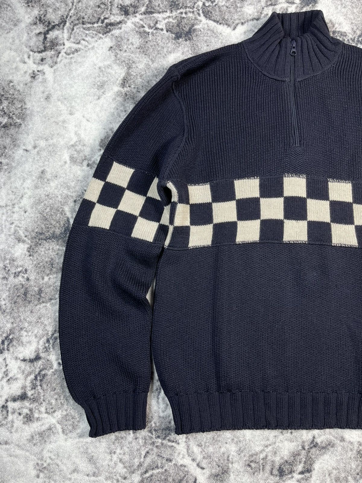 Armani Armani Jeans Vintage Wool Knit 🧶 Sweater Size US L / EU 52-54 / 3 - 2 Thumbnail
