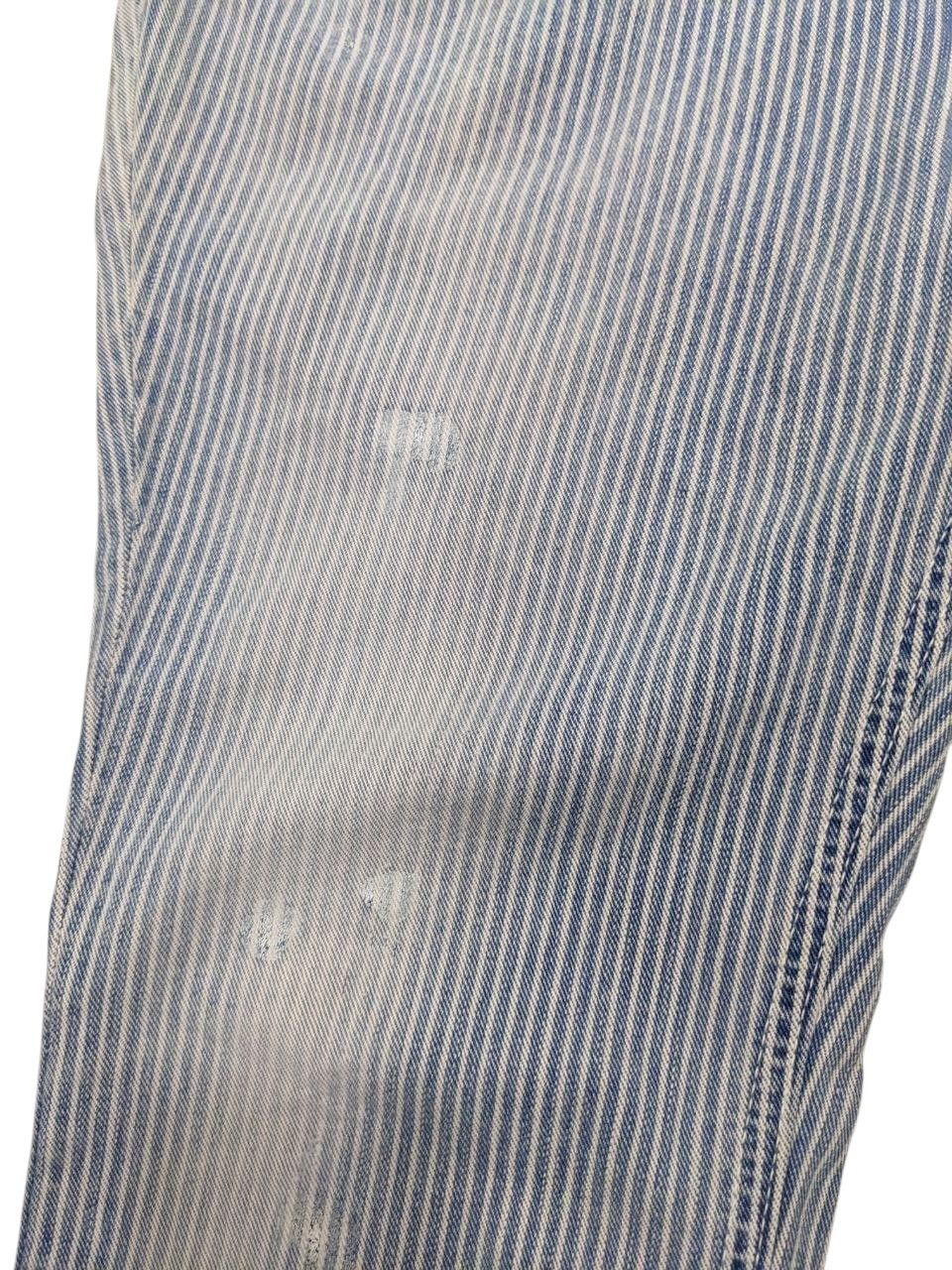 Kapital KAPITAL CENTURY DENIM HICKORY PAINTED 70’sVINTAGE BUCKLEBACK Size US 28 / EU 44 - 4 Thumbnail