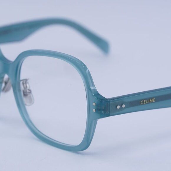 Celine 🕶️ New Celine CL50148F 093 Eyeglasses - Shiny Green Frame Size ONE SIZE - 4 Thumbnail