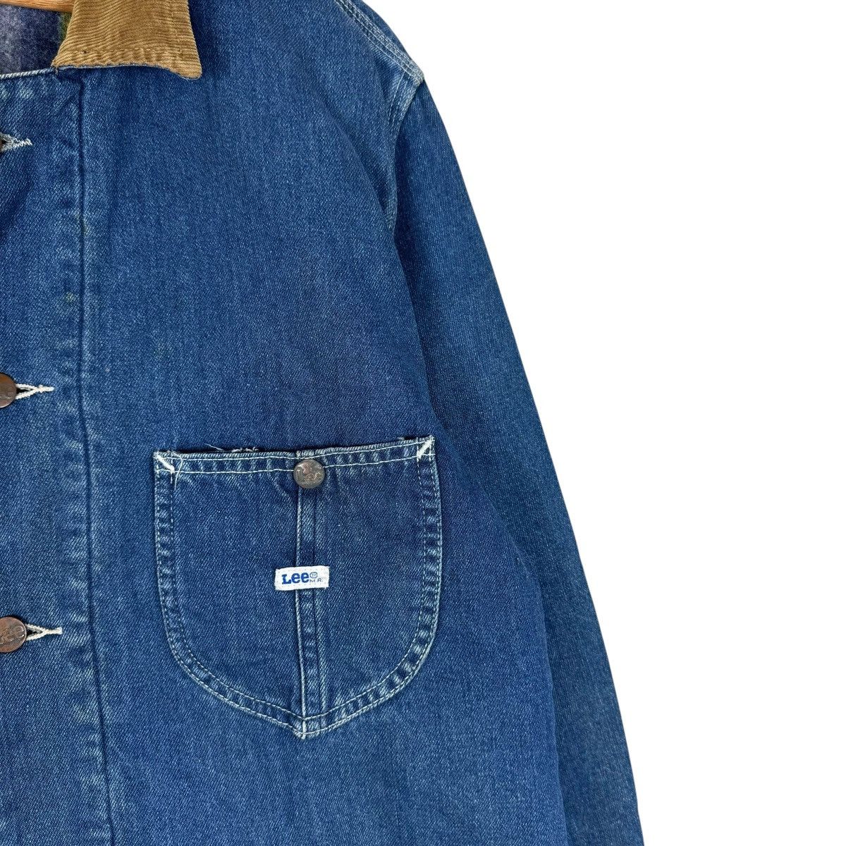 Lee ❄️LEE DENIM CORDUROY COLLAR WORKWEAR JACKET Size US L / EU 52-54 / 3 - 8 Thumbnail