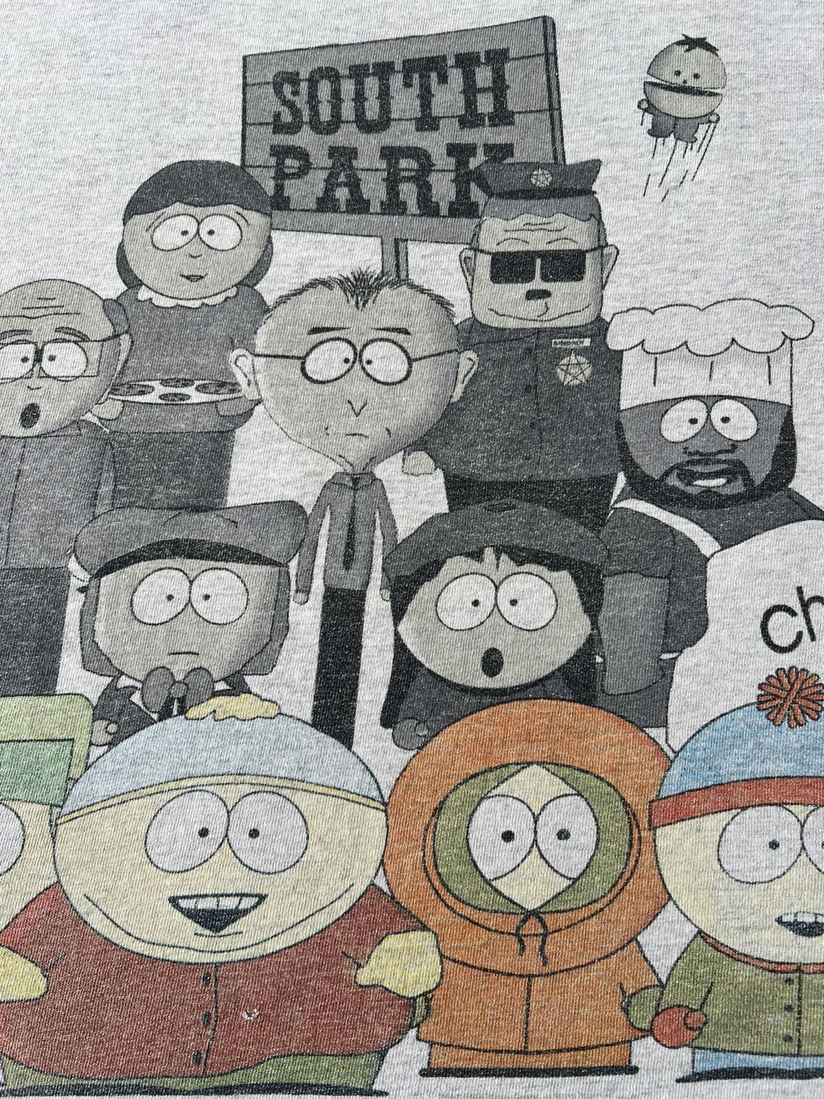 Cartoon Network Vintage 90s South Park Cartoon TV Show Gray T-shirt Size US L / EU 52-54 / 3 - 4 Thumbnail