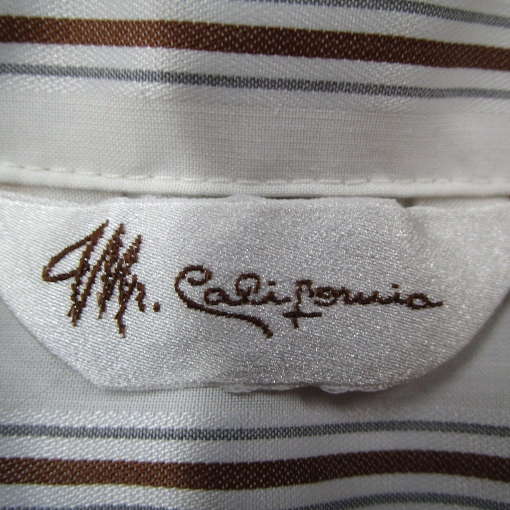 Vintage VINTAGE Mr. California Shirt Short Sleeve Button-Front White Small 70s Striped Casual Mens Size US S / EU 44-46 / 1 - 3 Thumbnail