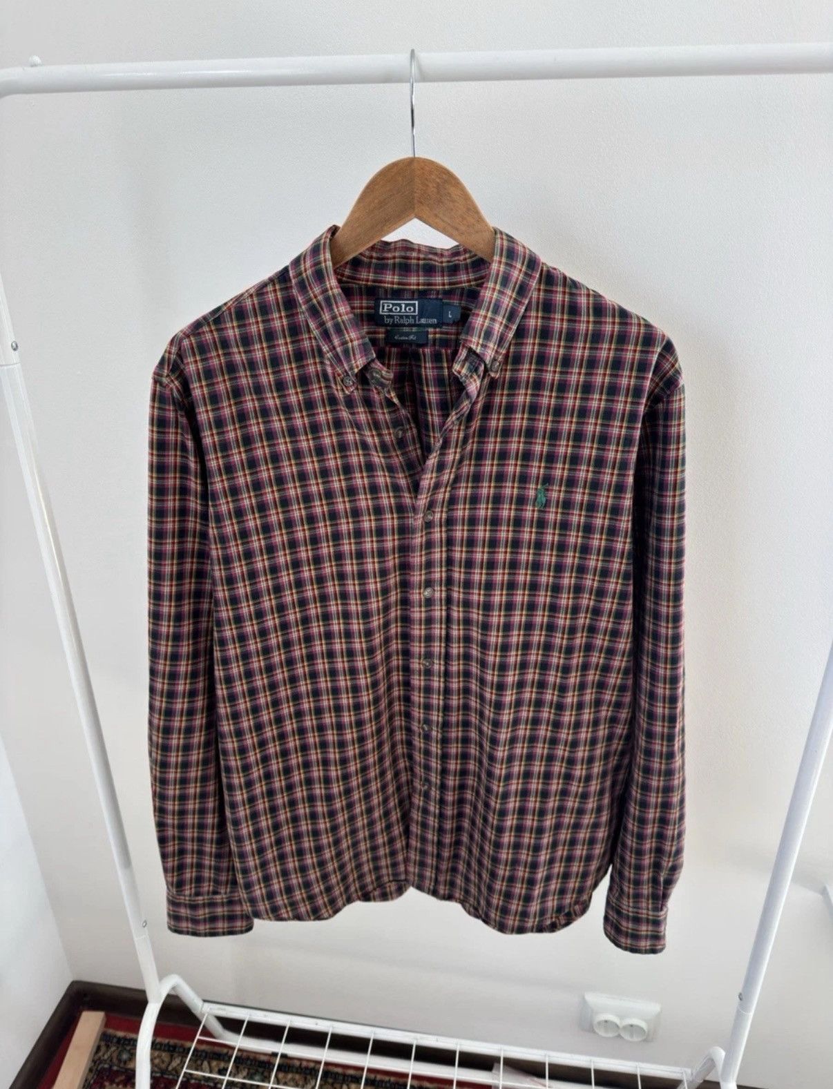 Polo Ralph Lauren Vintage Ralph Lauren Checked Multi Button Up Shirt Men’s Size US L / EU 52-54 / 3 - 1 Thumbnail