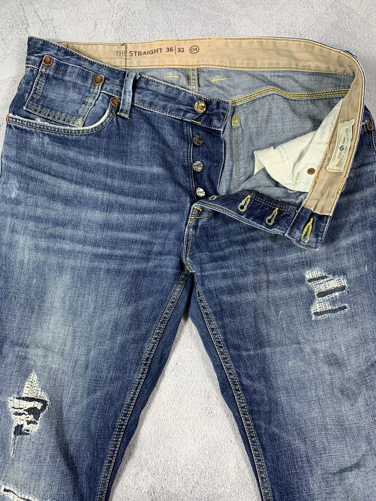 Japanese Brand × Vintage Vintage Y2K Japanese jeans faded denim streetwear size 36 Size US 36 / EU 52 - 3 Thumbnail