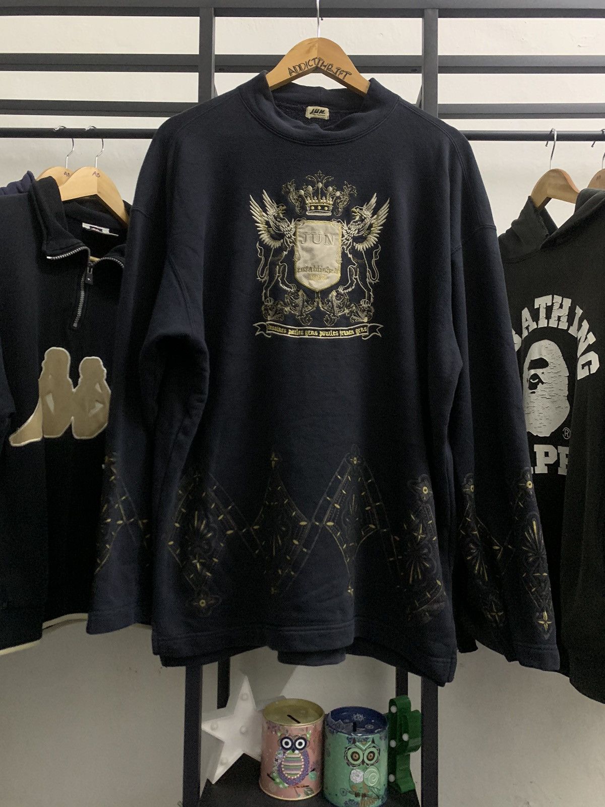 Japanese Brand VINTAGE JUN TAKASHI SWEATSHIRT Size US XL / EU 56 / 4 - 1 Thumbnail