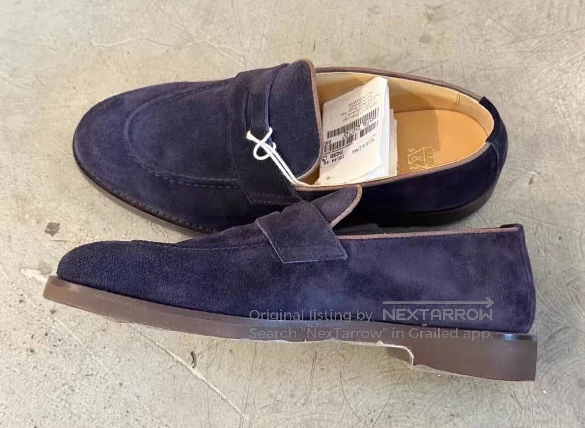 Brunello Cucinelli Brunello Cucinelli Men's Suede Loafers. Size US 6 / EU 39 - 6 Thumbnail