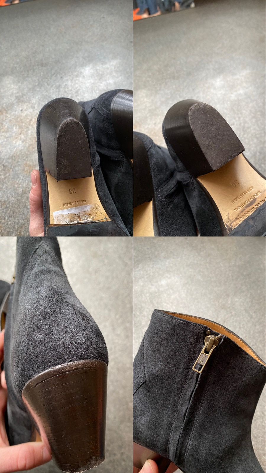 Isabel Marant × Isabel Marant Etoile × Vintage Isabel Marant Dacken $660 Suede Heel Western Cowboy Boots Size US 8 / IT 38 - 16 Thumbnail