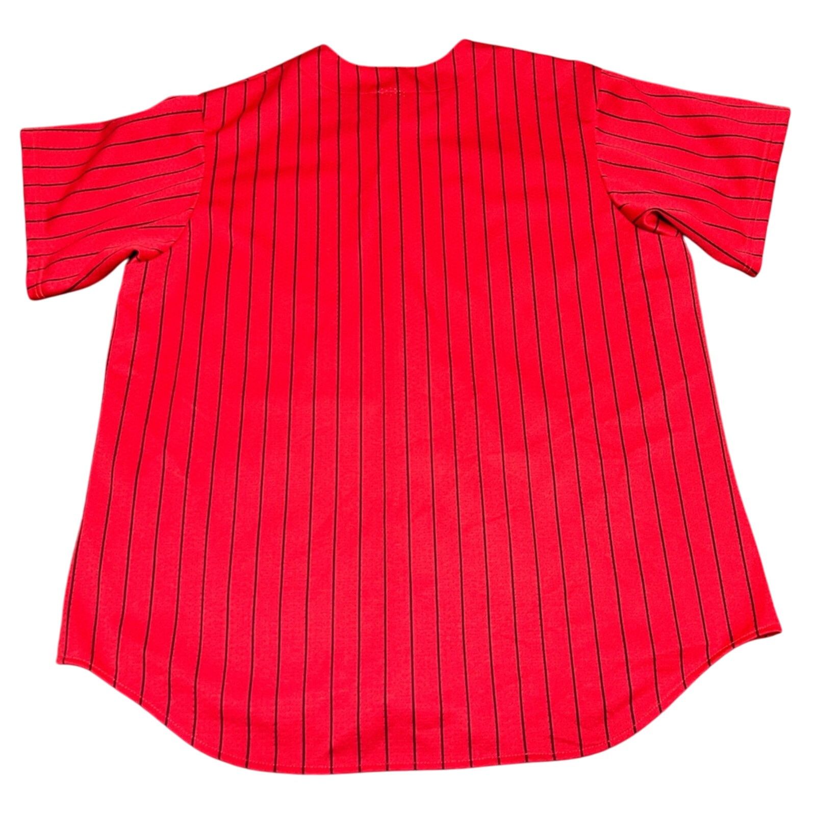 Majestic Vintage New York Yankees Majestic Pin Stripe Jersey Red USA Size US XXL / EU 58 / 5 - 3 Thumbnail