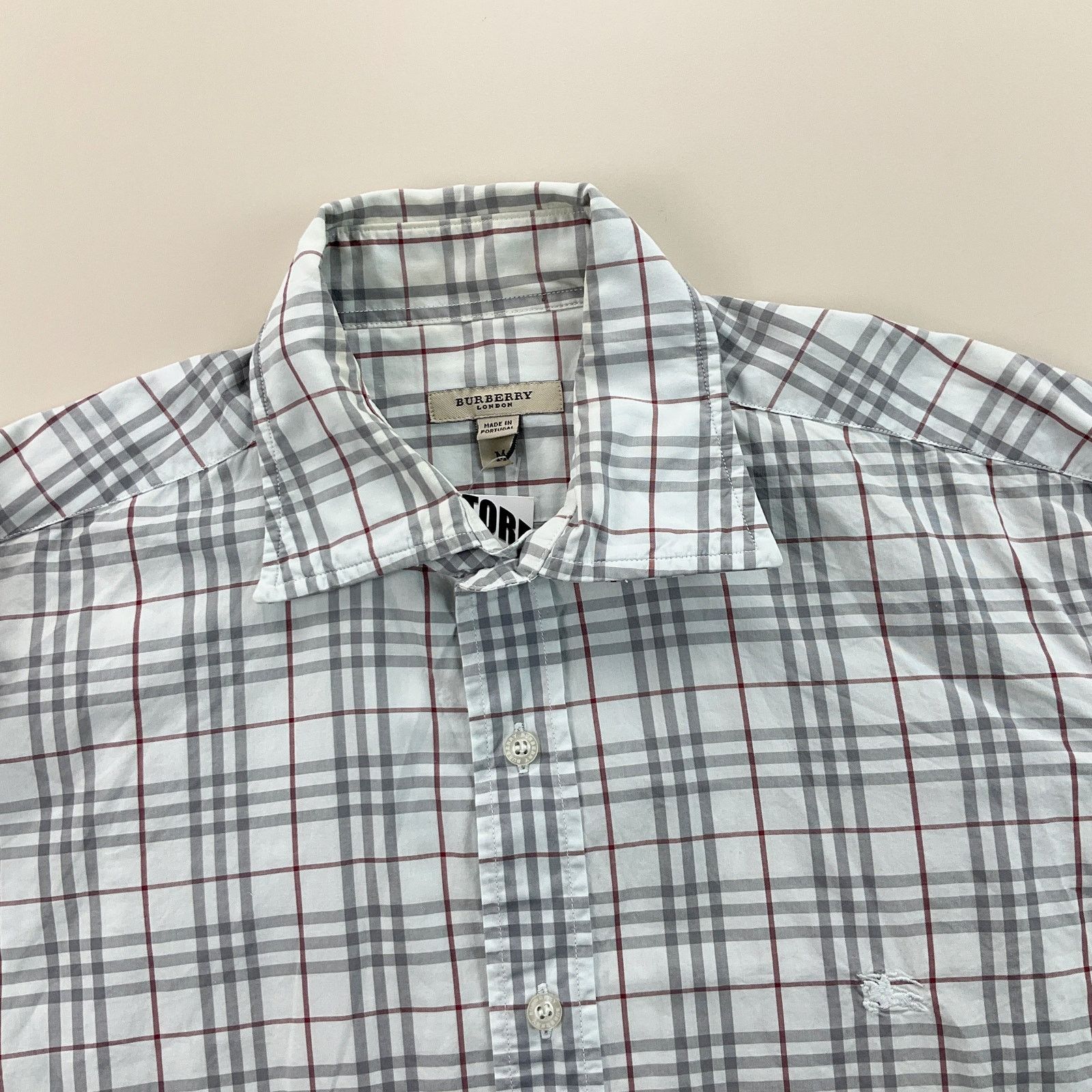 Burberry Modernes Burberry Nova Check Shirt - Medium mens grey Size US M / EU 48-50 / 2 - 4 Thumbnail