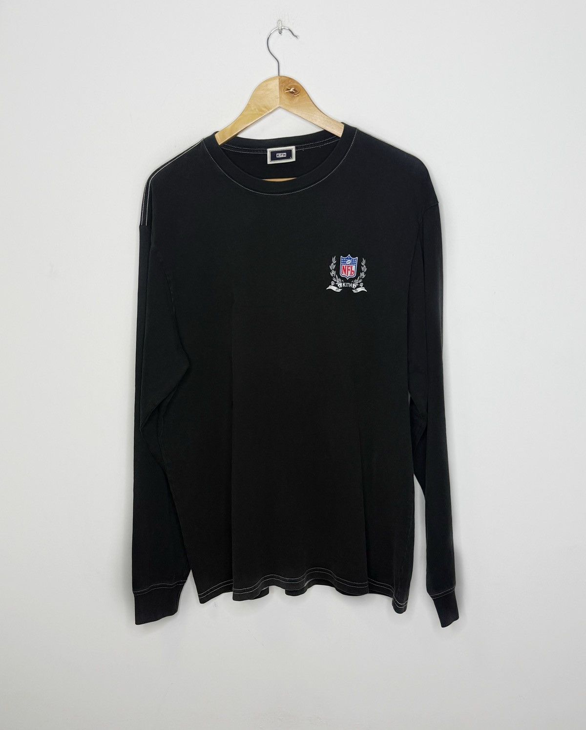 Kith Kith x NFL 47 Raiders Vintage LS Tee Size US L / EU 52-54 / 3 - 3 Thumbnail