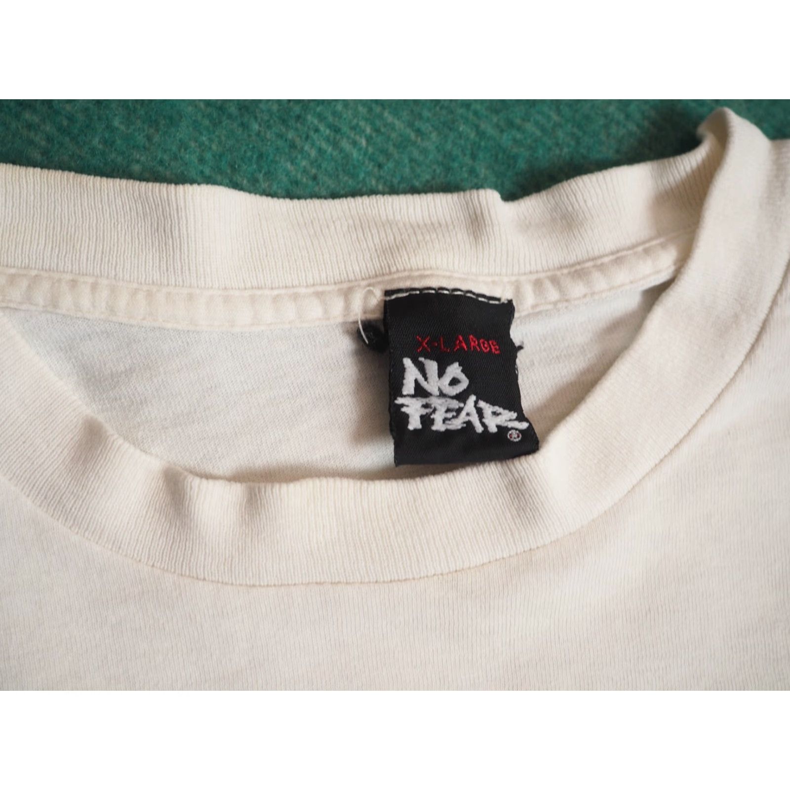 No Fear VTG 90s No Fear Tee Shirt Mens XL Beige Grunge Graphic Tee T-Shirt USA Short Sleeve Vintage 1990s Casual Size US XL / EU 56 / 4 - 7 Thumbnail