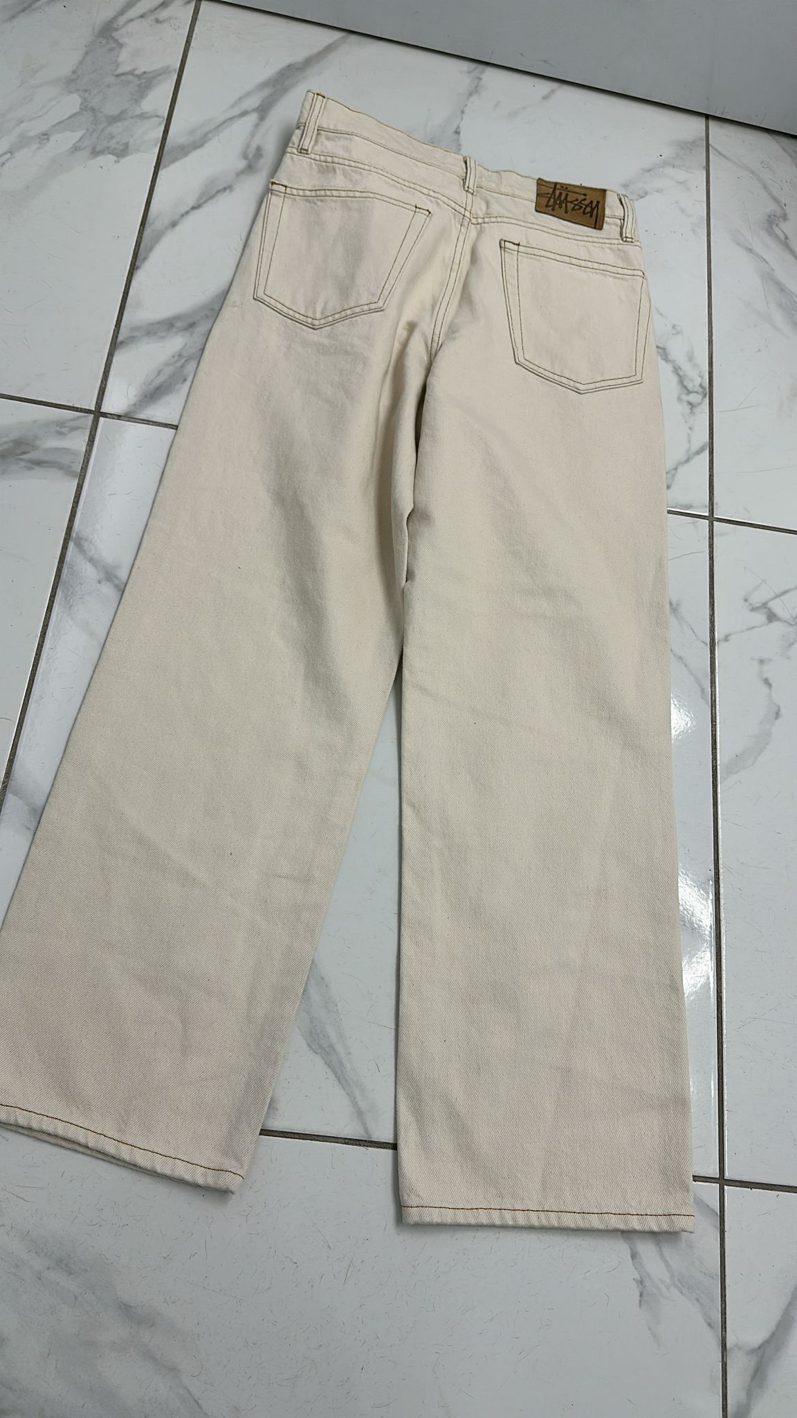 Stussy × Vintage Stussy Classic Jean Denim “Natural” 30 Size US 30 / EU 46 - 4 Thumbnail