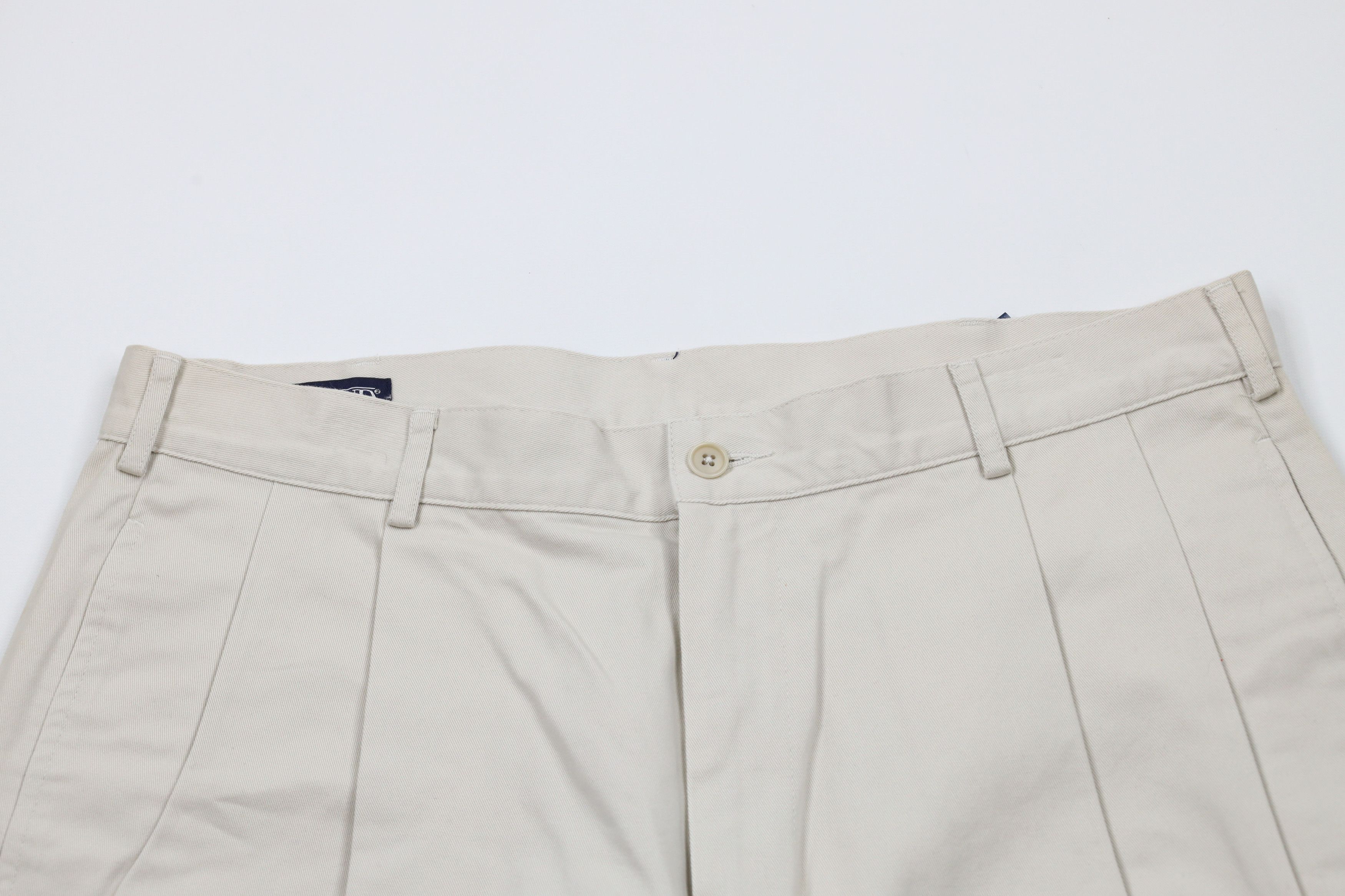 Lands' End × Vintage Deadstock Vintage Lands End Above Knee Chino Shorts Cotton Size US 34 / EU 50 - 2 Thumbnail