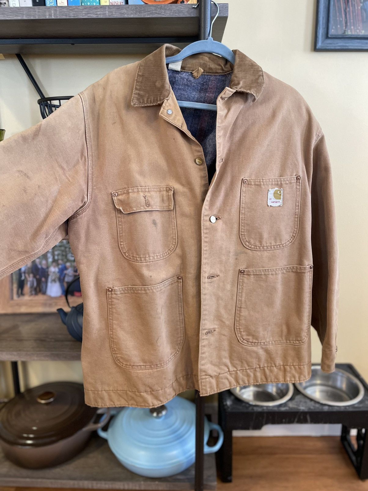 Carhartt Vintage Carhartt Blanket lined chore coat (1980s?) Large Size US L / EU 52-54 / 3 - 2 Thumbnail