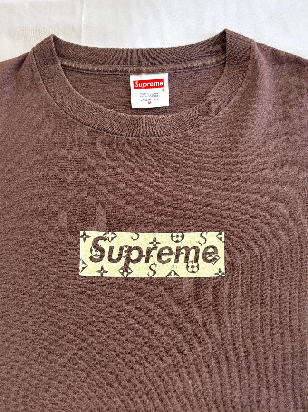 Supreme Supreme LV Monogram Box Logo Tee 2000 Size US M / EU 48-50 / 2 - 1 Thumbnail