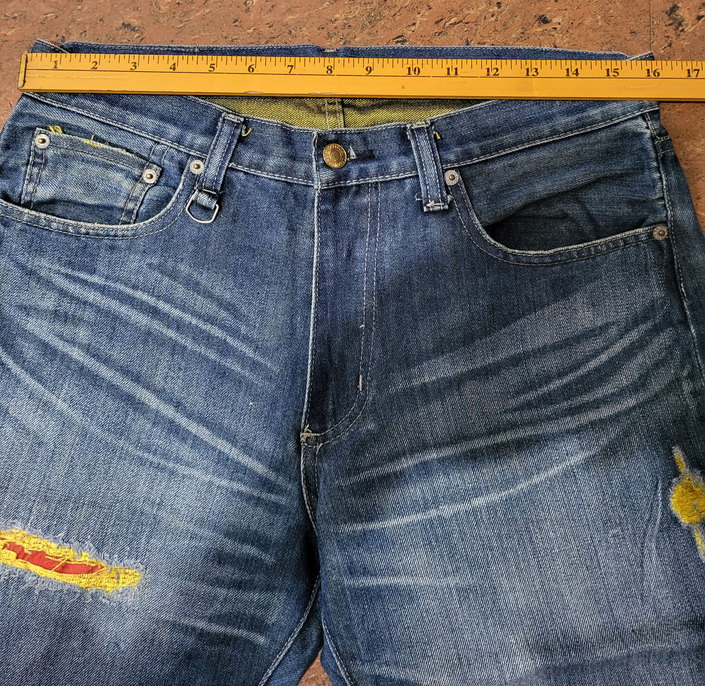 CLOT × Kazuki Kuraishi × Levi's CLOT x KAZUKI x LEVIS GOLD KZKLOT 505 DENIM Size US 32 / EU 48 - 16 Thumbnail