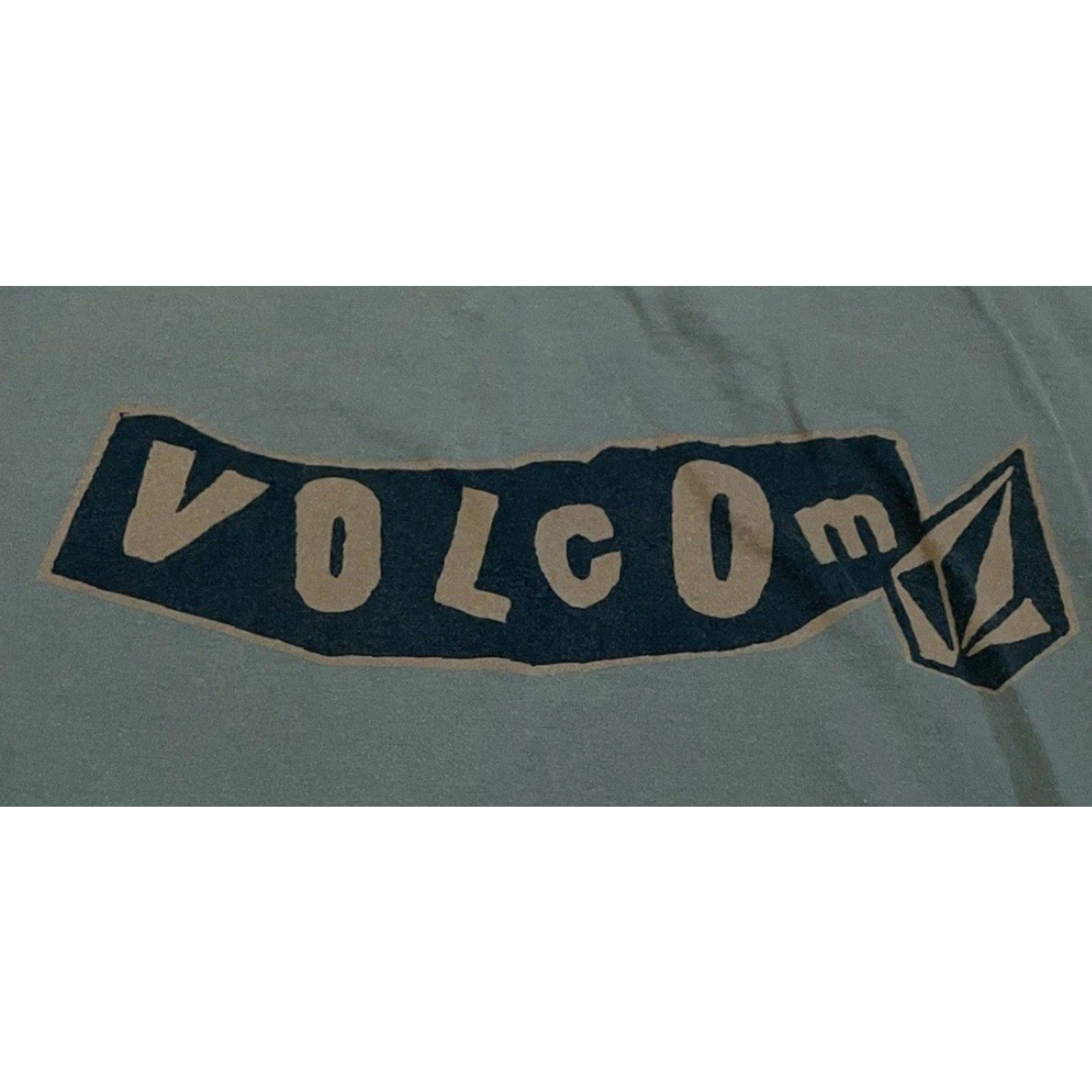 Quiksilver VINTAGE Volcom Shirt M Surf Skate Grunge 90s Y2K Beach Ocean Blue Graphic Tee Mens Size US M / EU 48-50 / 2 - 3 Thumbnail