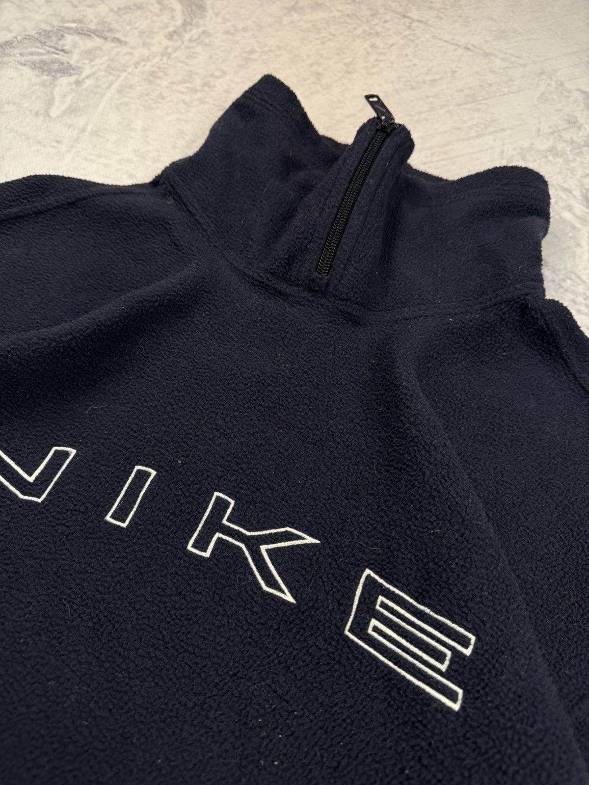 Nike × Vintage NIKE TEDDY FLEECE VINTAGE CENTER OVERSIZE BOXY SWEATSHIRT Size US S / EU 44-46 / 1 - 5 Thumbnail
