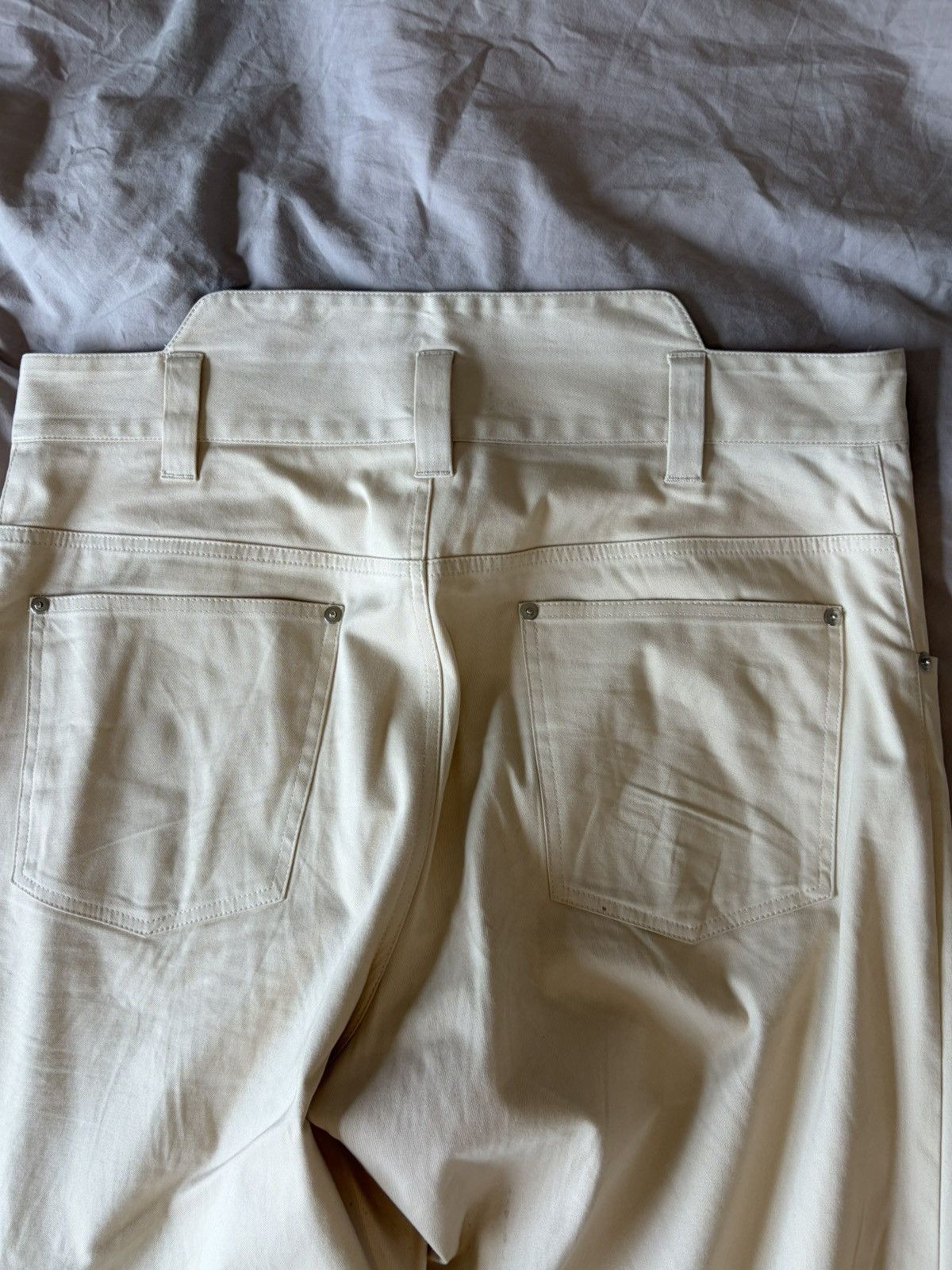 Commission Commission Double Knees - Ivory, US Made Size US 36 / EU 52 - 9 Thumbnail