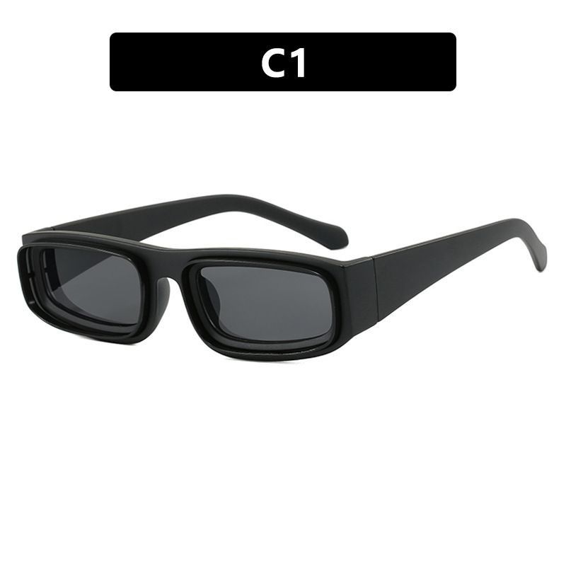 VIBE Dark Street ins style custom avant-garde sunglasses Size ONE SIZE - 4 Thumbnail