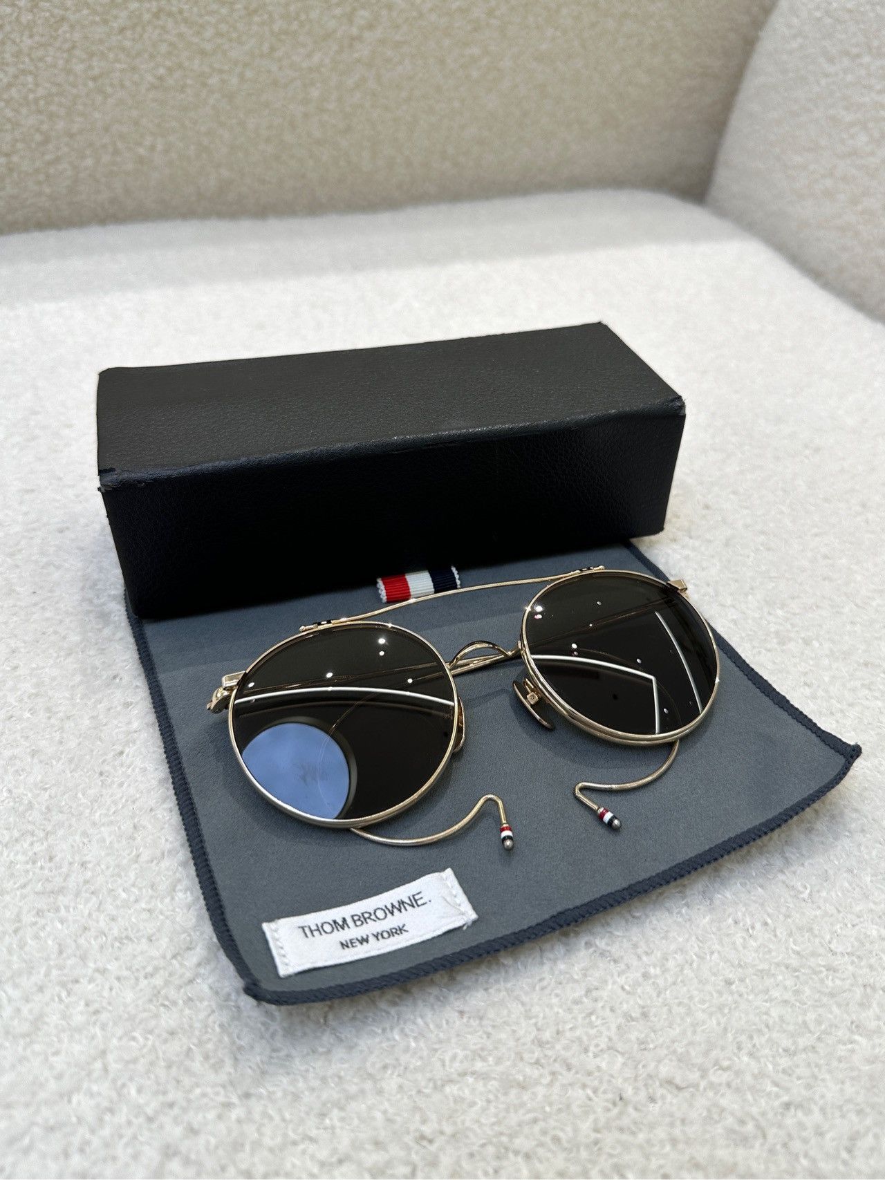 Thom Browne Thom Browne sunglasses flipped glasses Size ONE SIZE - 5 Thumbnail