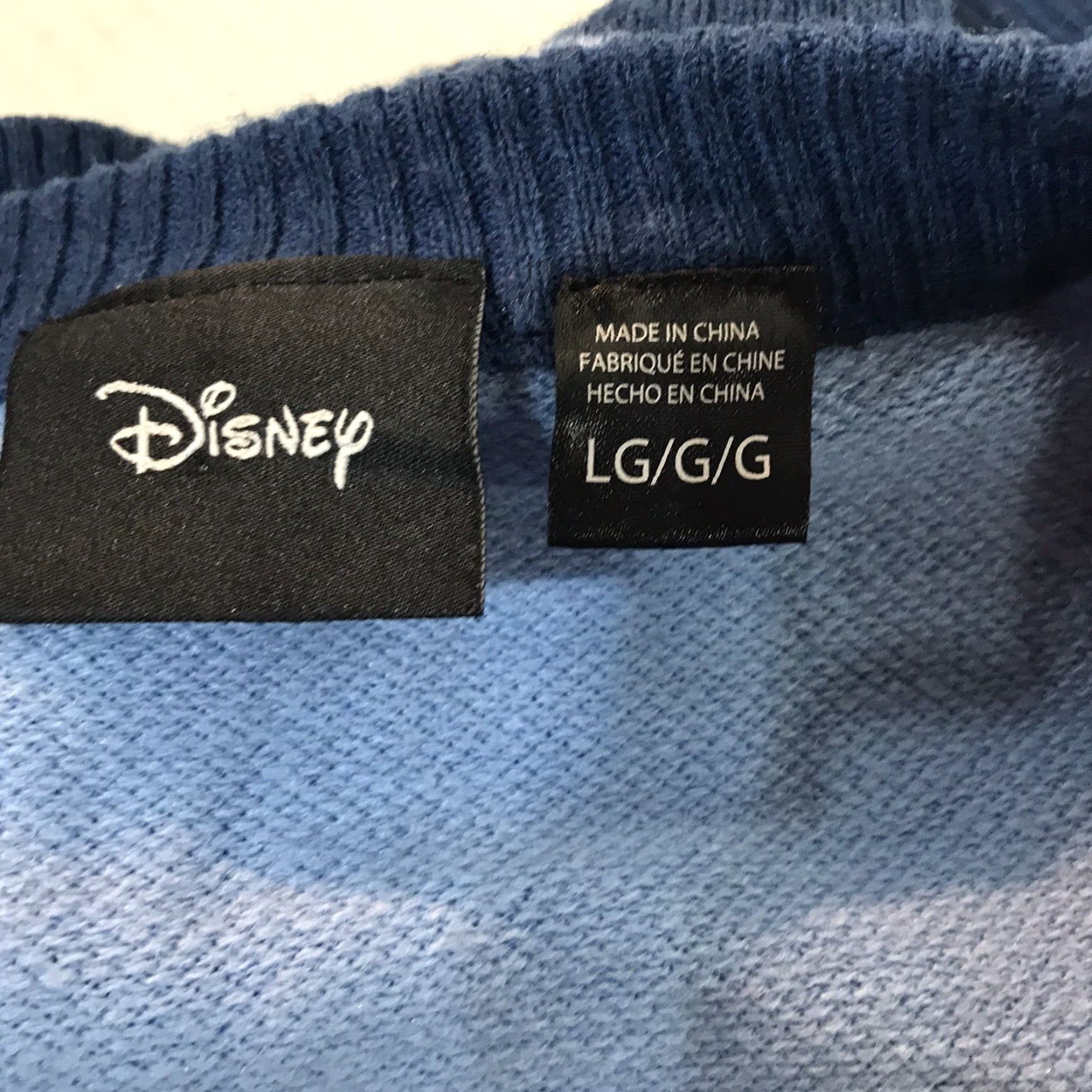 Disney Disney Stitch Blue Knit Cardigan Womens Size L 90s Cartoon Embroidered Sweater Size L / US 10 / IT 46 - 5 Thumbnail