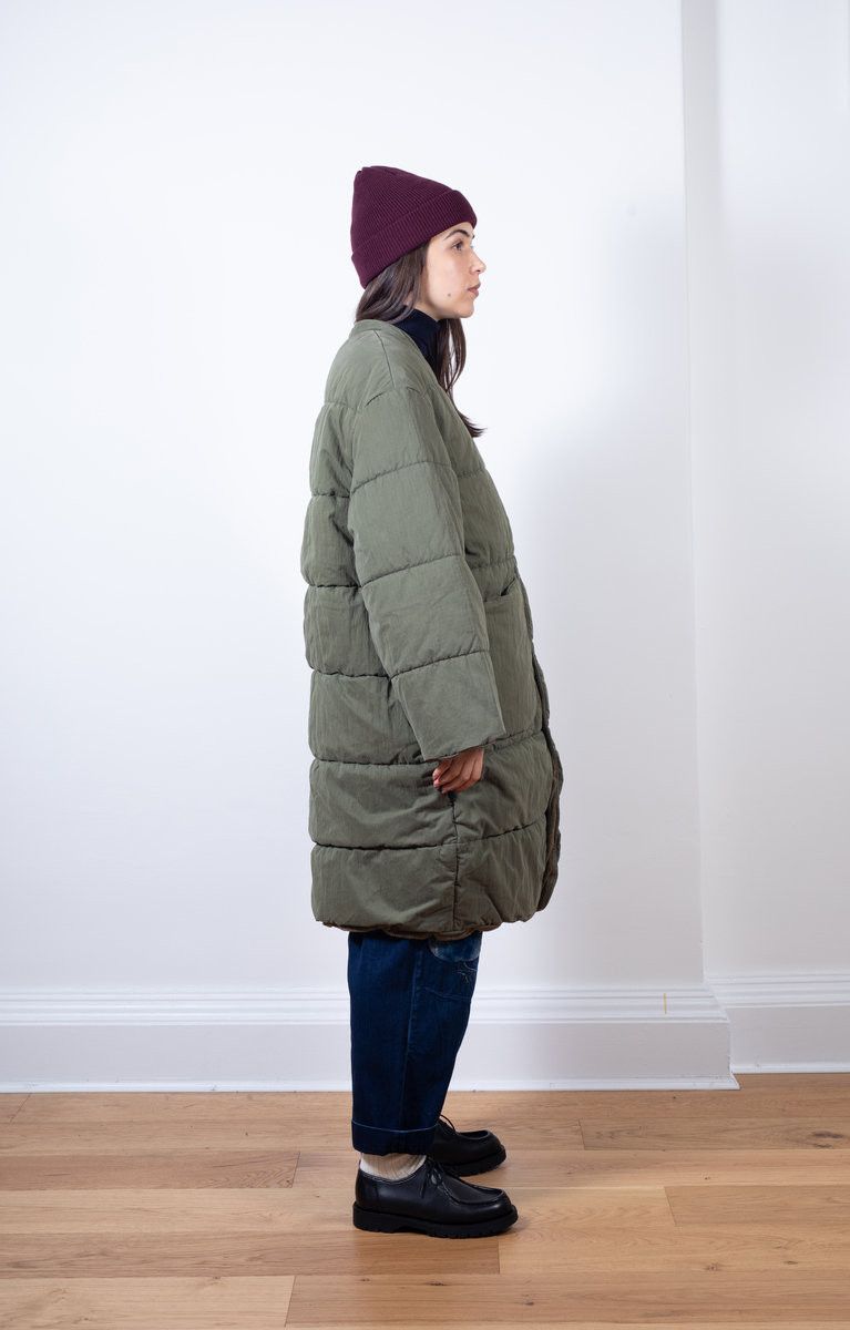 Kapital Kapital Ripstop Quilted Samu Coat - Khaki Green Size US L / EU 52-54 / 3 - 4 Thumbnail