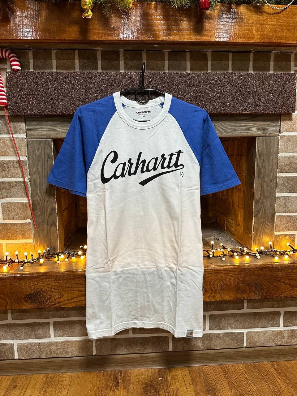 Carhartt Carhartt t-shirt blue/white size M Size US M / EU 48-50 / 2 - 1 Thumbnail