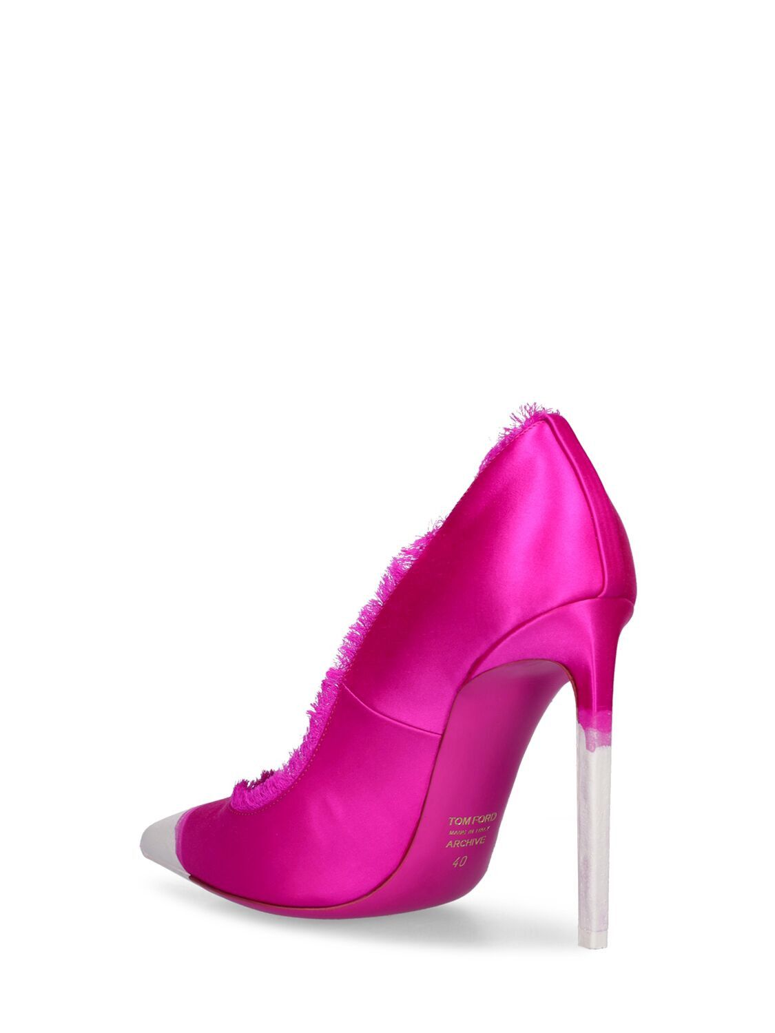 Tom Ford o1loc1c0924 W2242 High Heel Pumps in Pink White Size US 7 / IT 37 - 4 Thumbnail