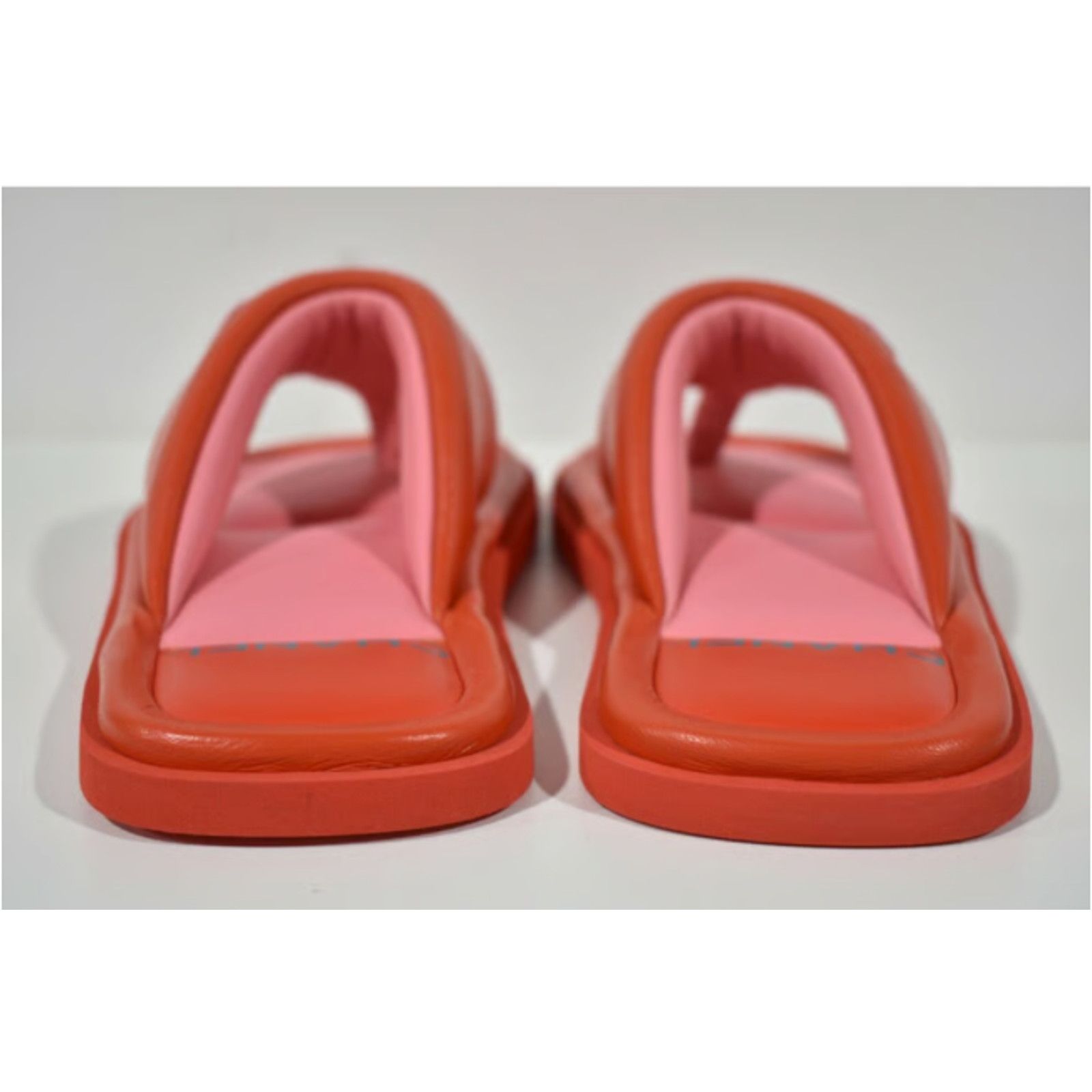 Chanel Chanel 22P Pink Red Lambskin Padded Pool Thong Logo Size US 12 / IT 42 - 10 Thumbnail
