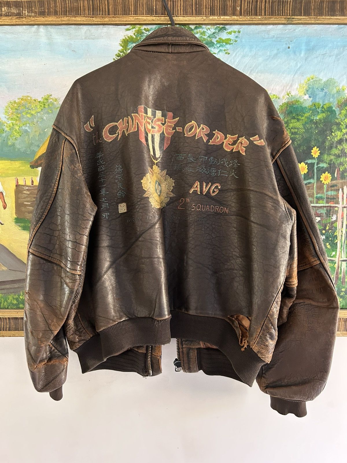Avirex Avirex Vintage Leather Jacket “Chinese Order” Flying Tigers Size US L / EU 52-54 / 3 - 18 Thumbnail