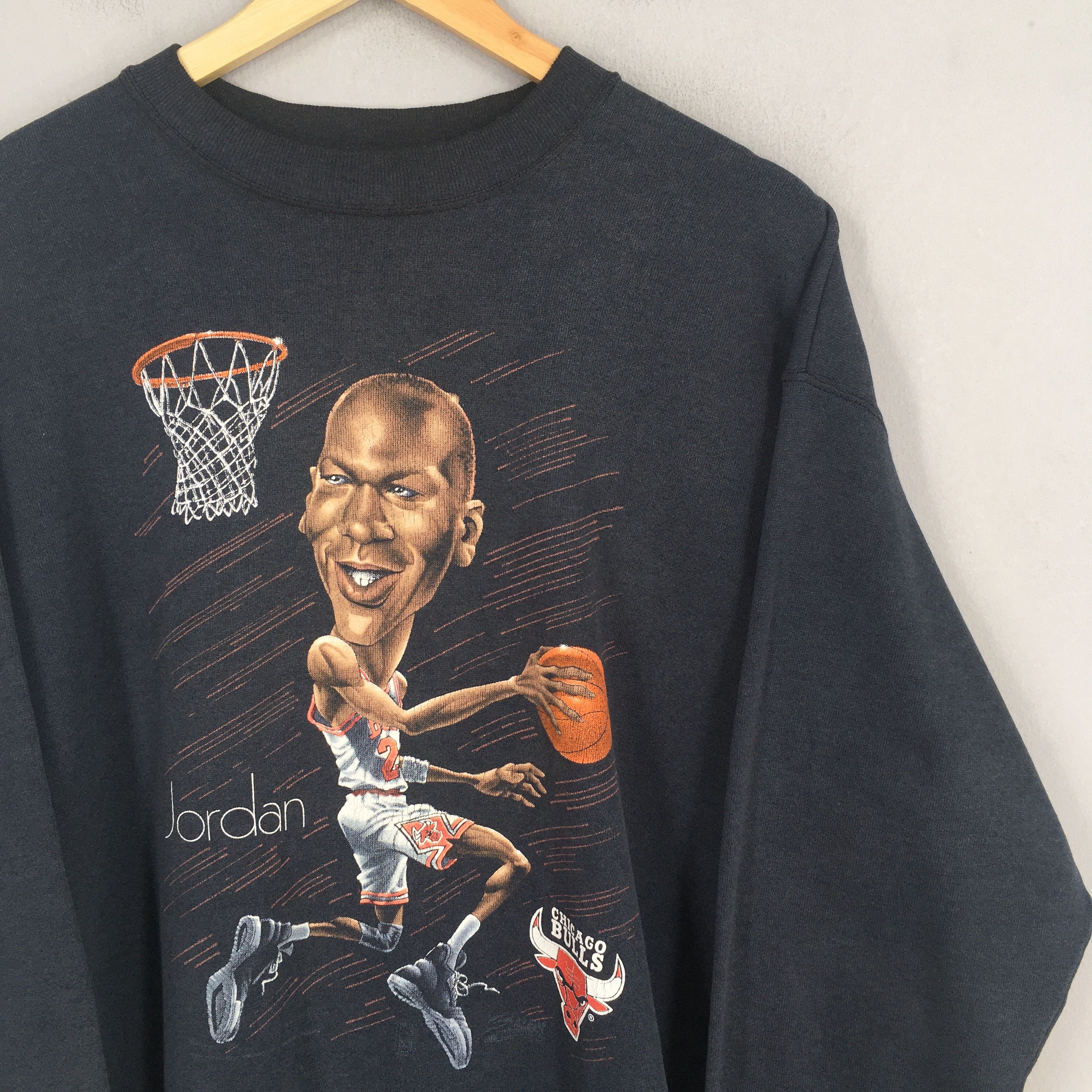Jordan Brand Vintage Michael Jordan NBA Baseball Sweatshirt Large Size US L / EU 52-54 / 3 - 2 Thumbnail