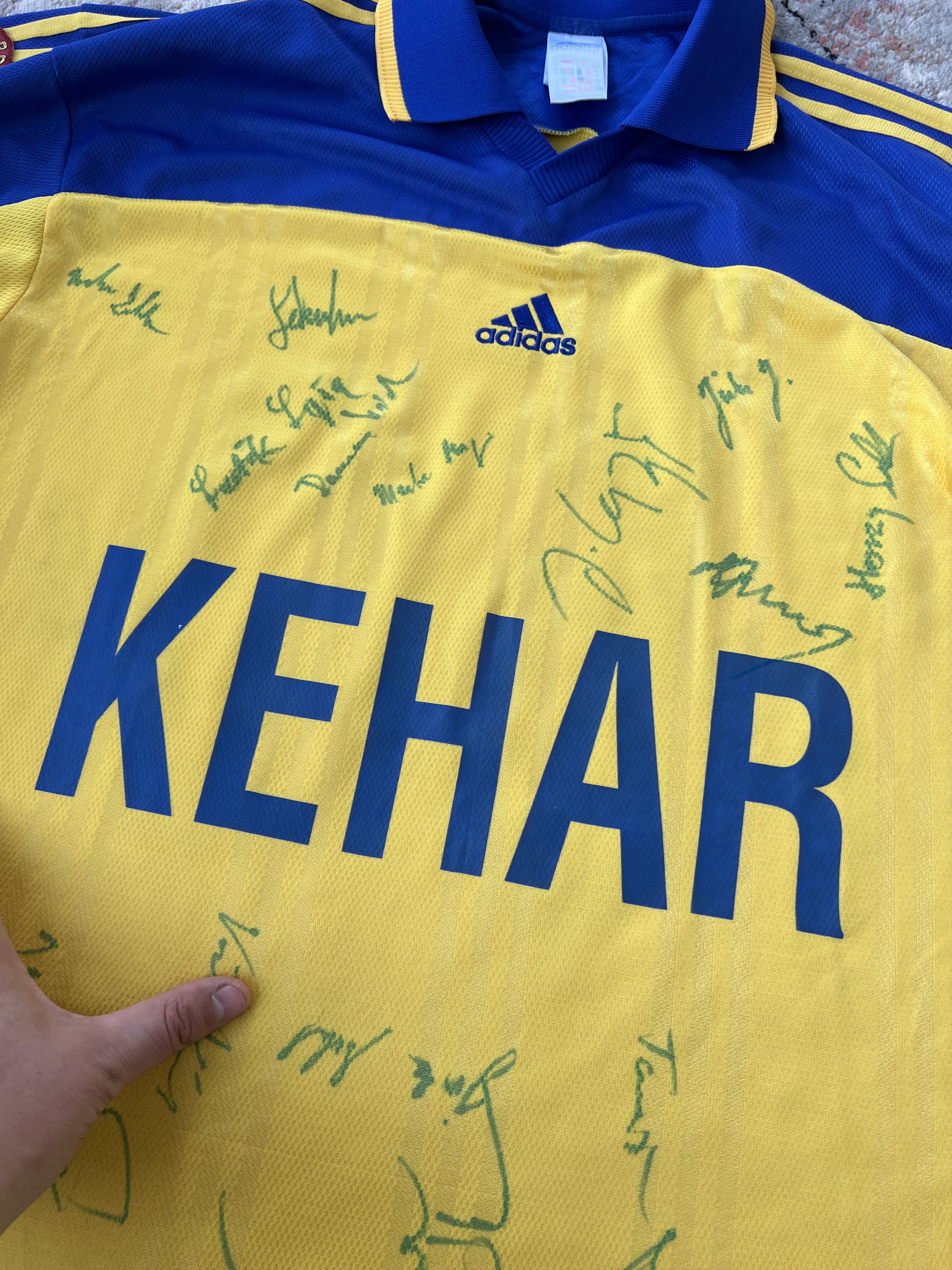 Adidas Adidas Gambrinus Liga Kehar 50 Signature Vintage Jersey Size US XL / EU 56 / 4 - 5 Thumbnail