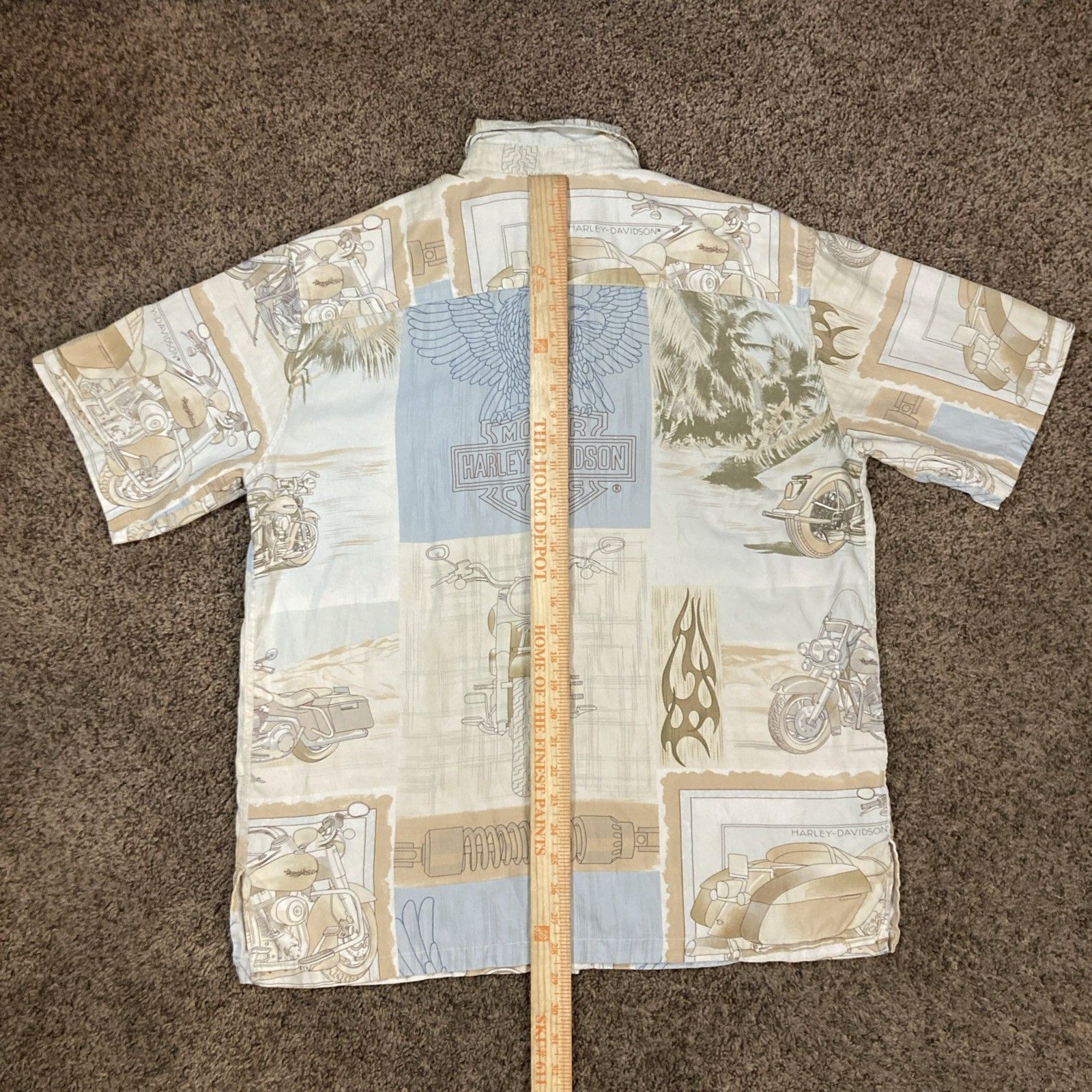 Harley Davidson Harley Davidson Hawaiian Shirt Tori Richard Men’s Size M Size US M / EU 48-50 / 2 - 8 Thumbnail